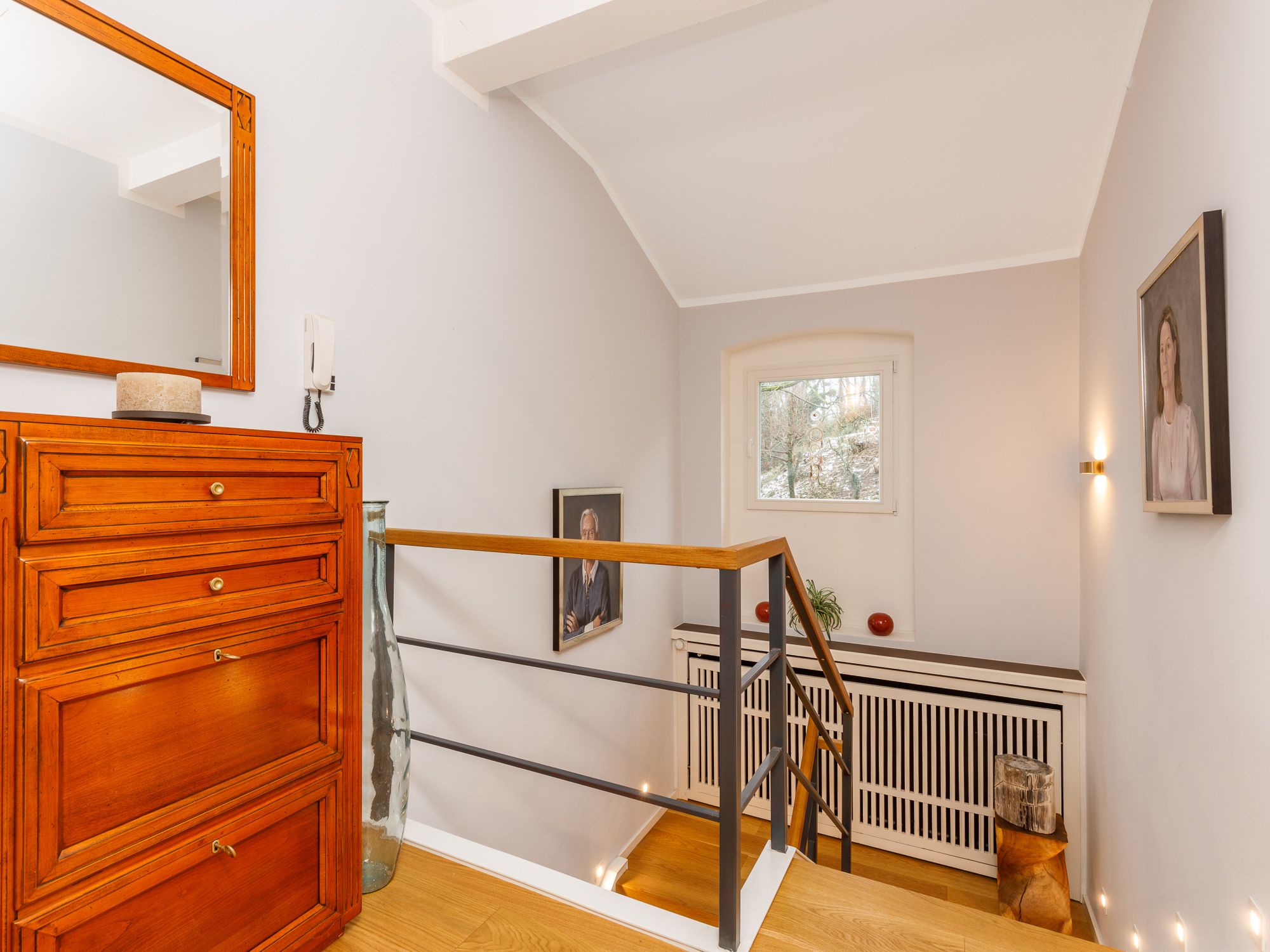 Ansicht des Treppenhaus zum Obergeschoss