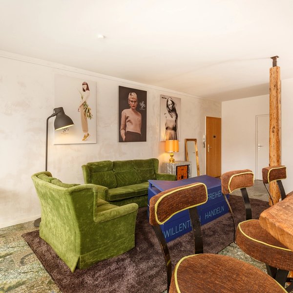 Wohnbereich Sofa Kunstwerke Designmöbel