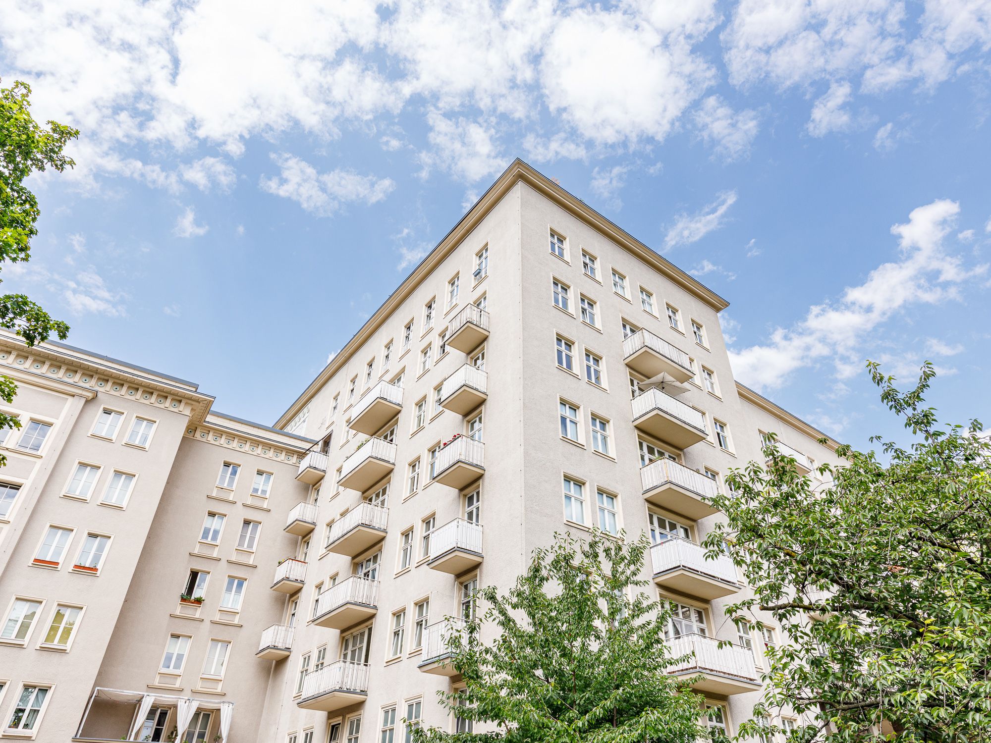 Ansicht der "Stalin-Bauten" am Frankfurter Tor 