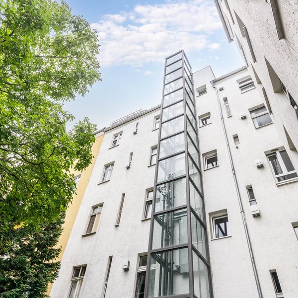 Courtyard Passenger Lift Glass Elevator