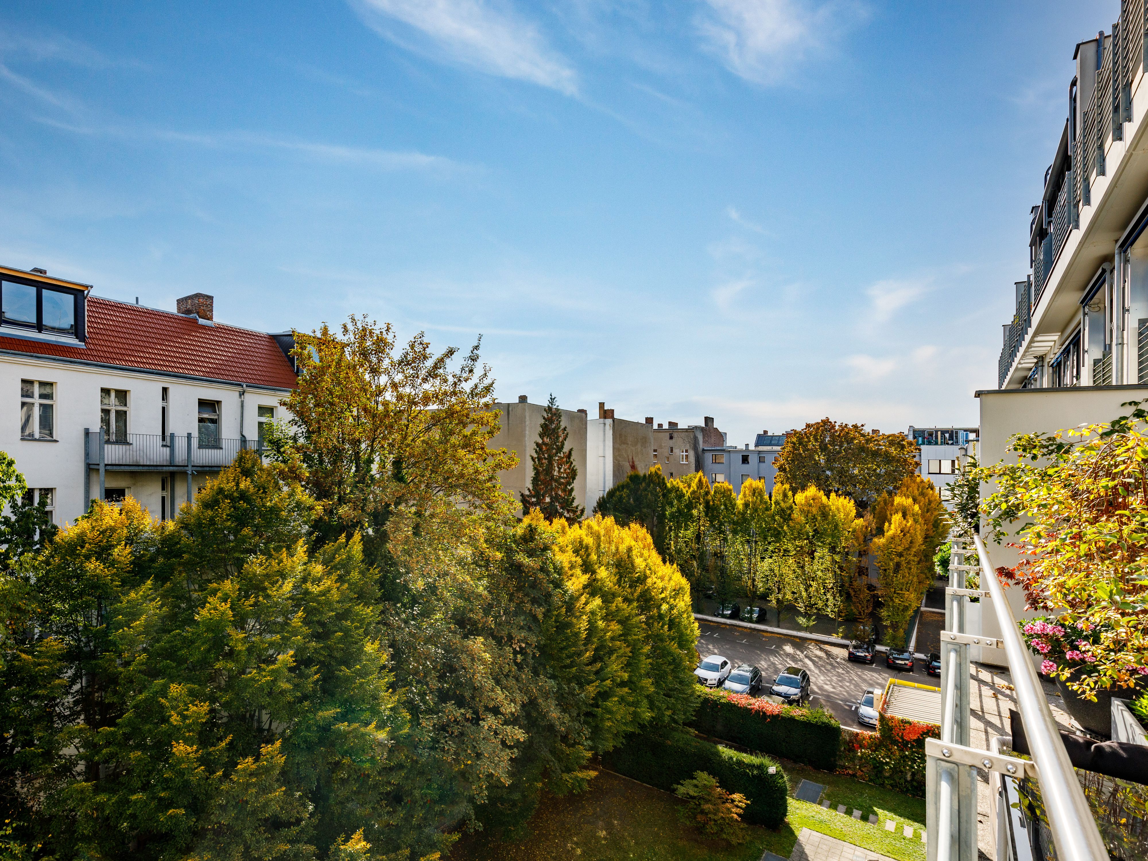 Ausblick in den Innenhof 
