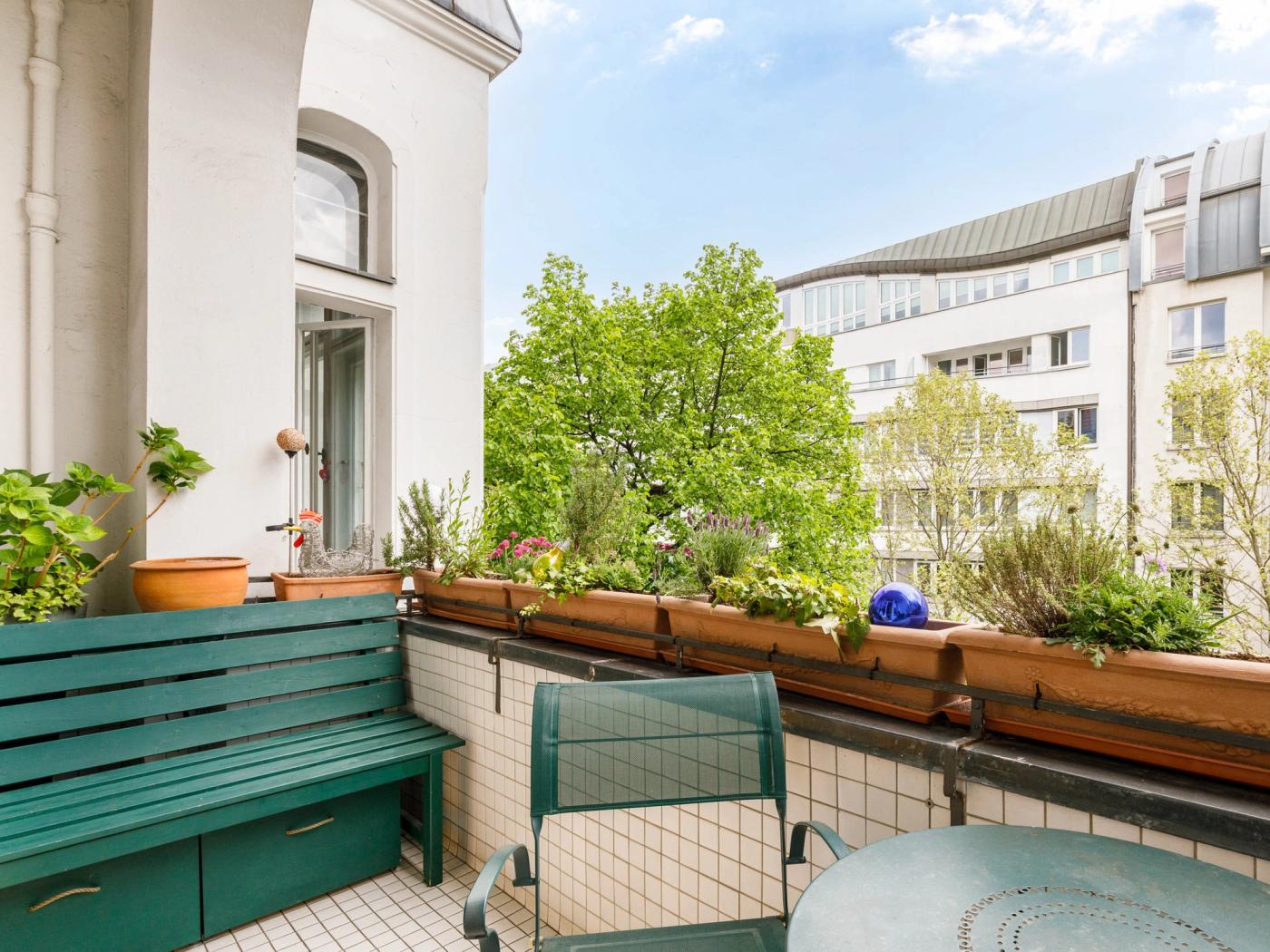 Ausblick vom Balkon  Ausblick vom Balkon