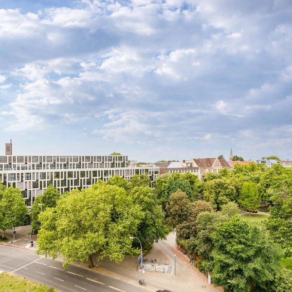 Ausblick Park Stadtpanorama Himmel