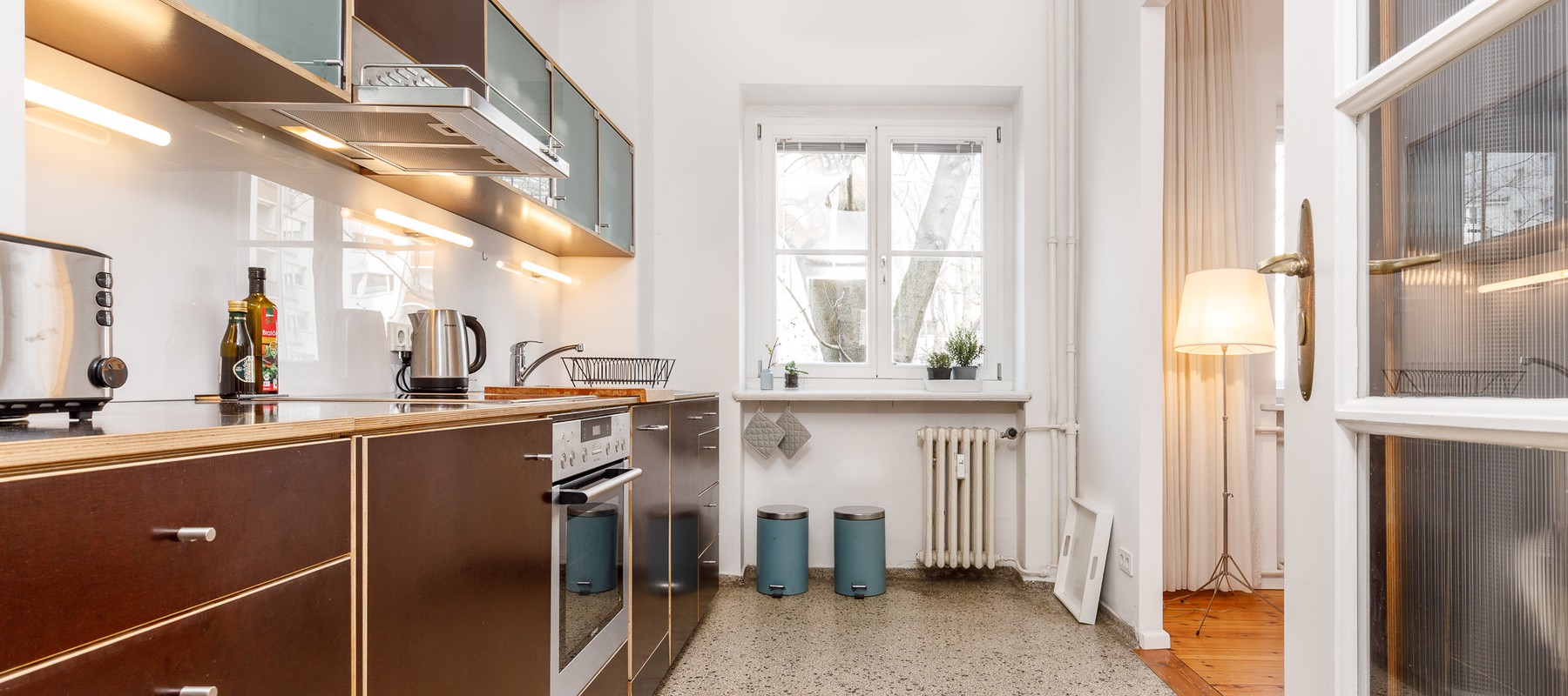 Built-in kitchen with appliances Built-in kitchen with appliances