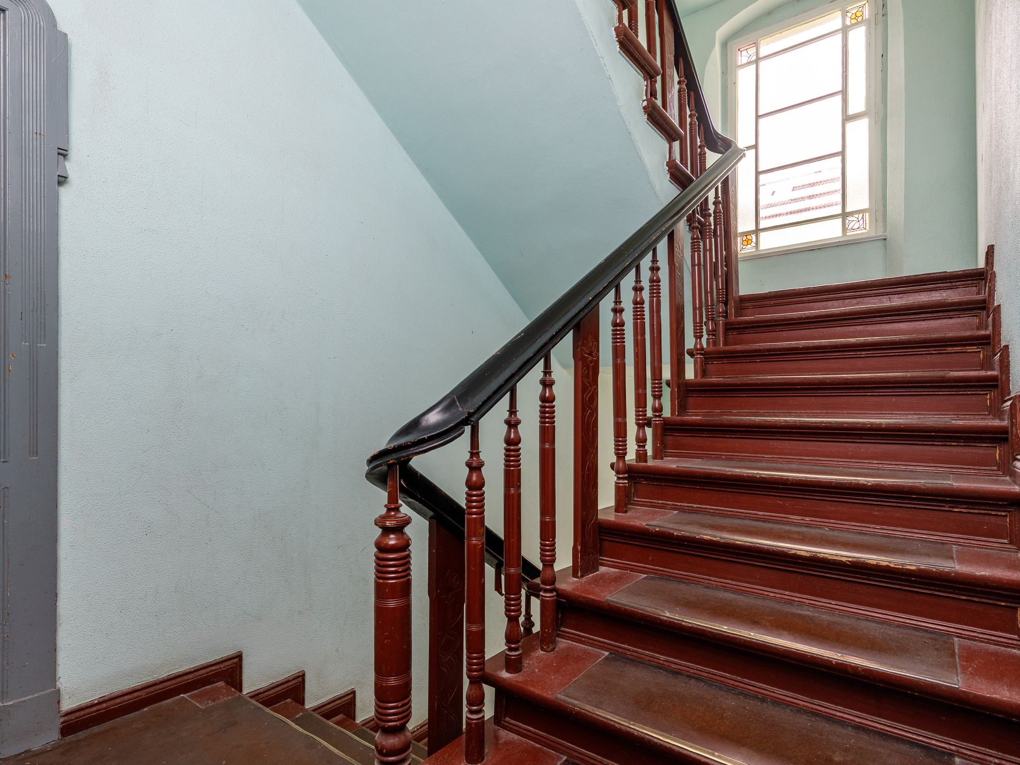 Well-maintained staircase and common property 