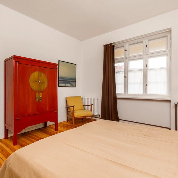 Schlafzimmer Dielen Fenster Altbau