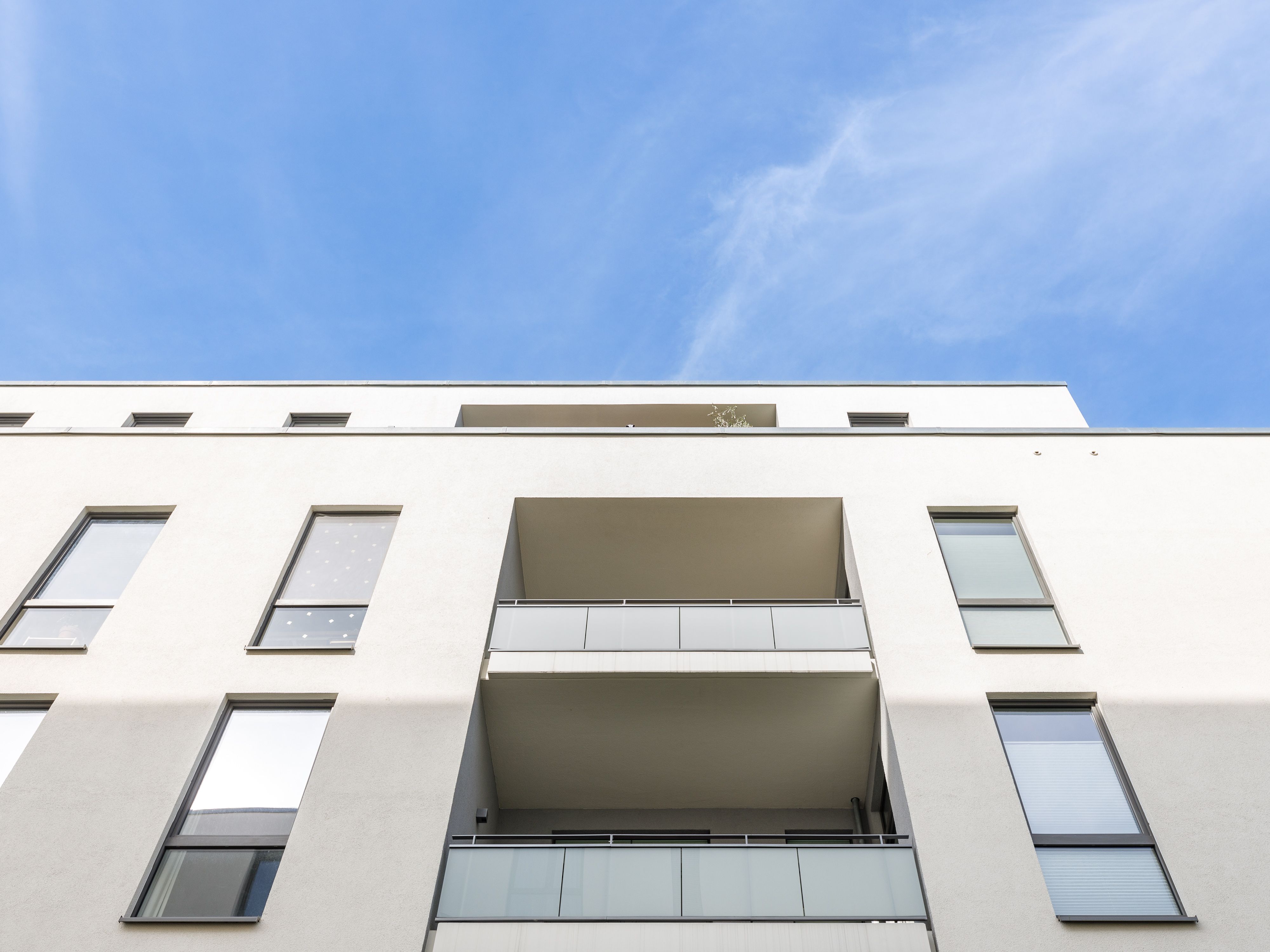 Ansicht von der Fassade des Hauses