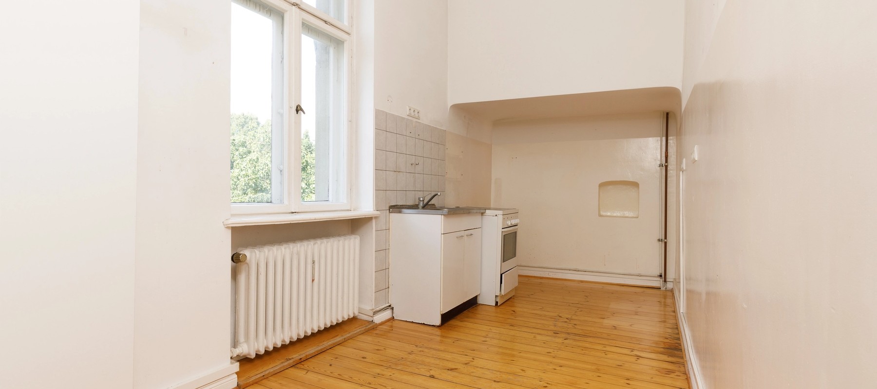 Hauswirtschafsbereich mit Anschluss für Einbauküche Hauswirtschafsbereich mit Anschluss für Einbauküche