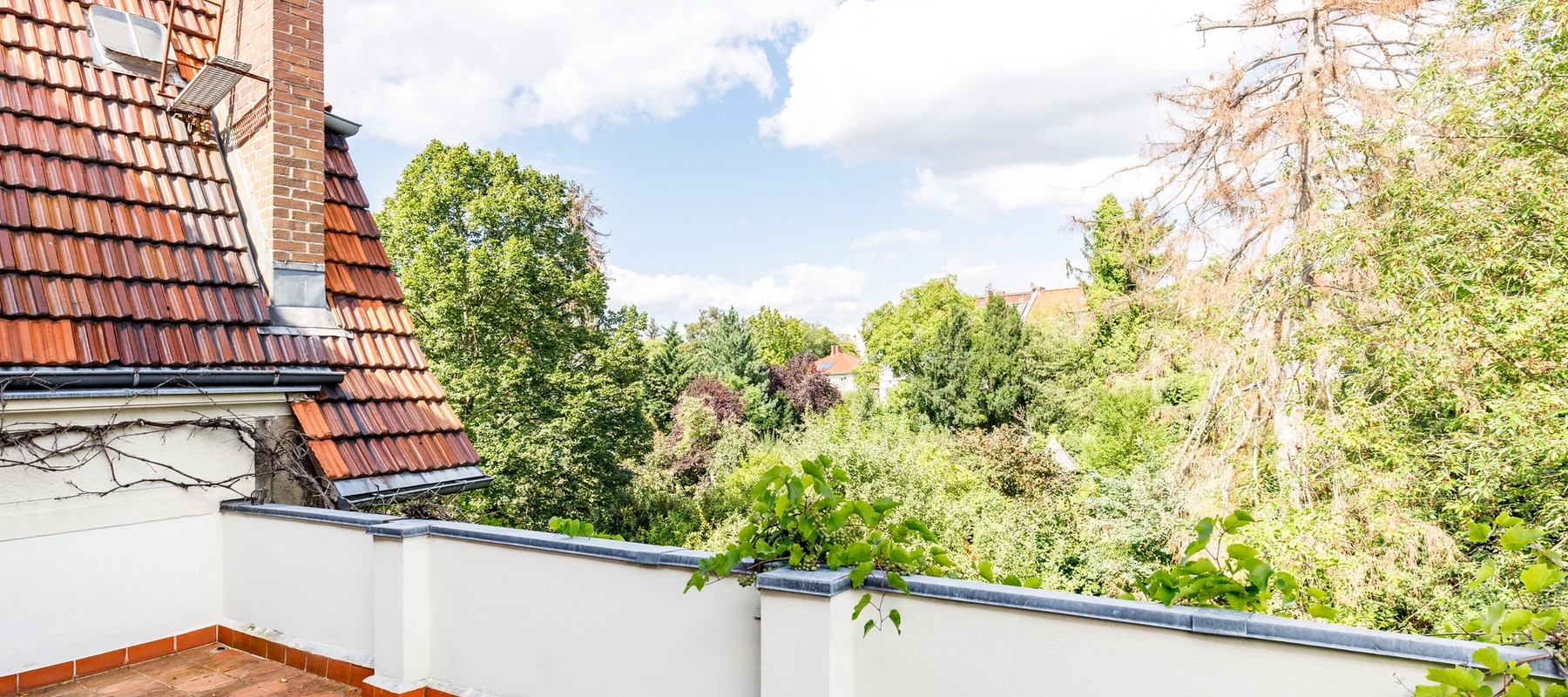 Gemütliche Sonnenterrasse zum ruhigen Privatgarten Gemütliche Sonnenterrasse zum ruhigen Privatgarten