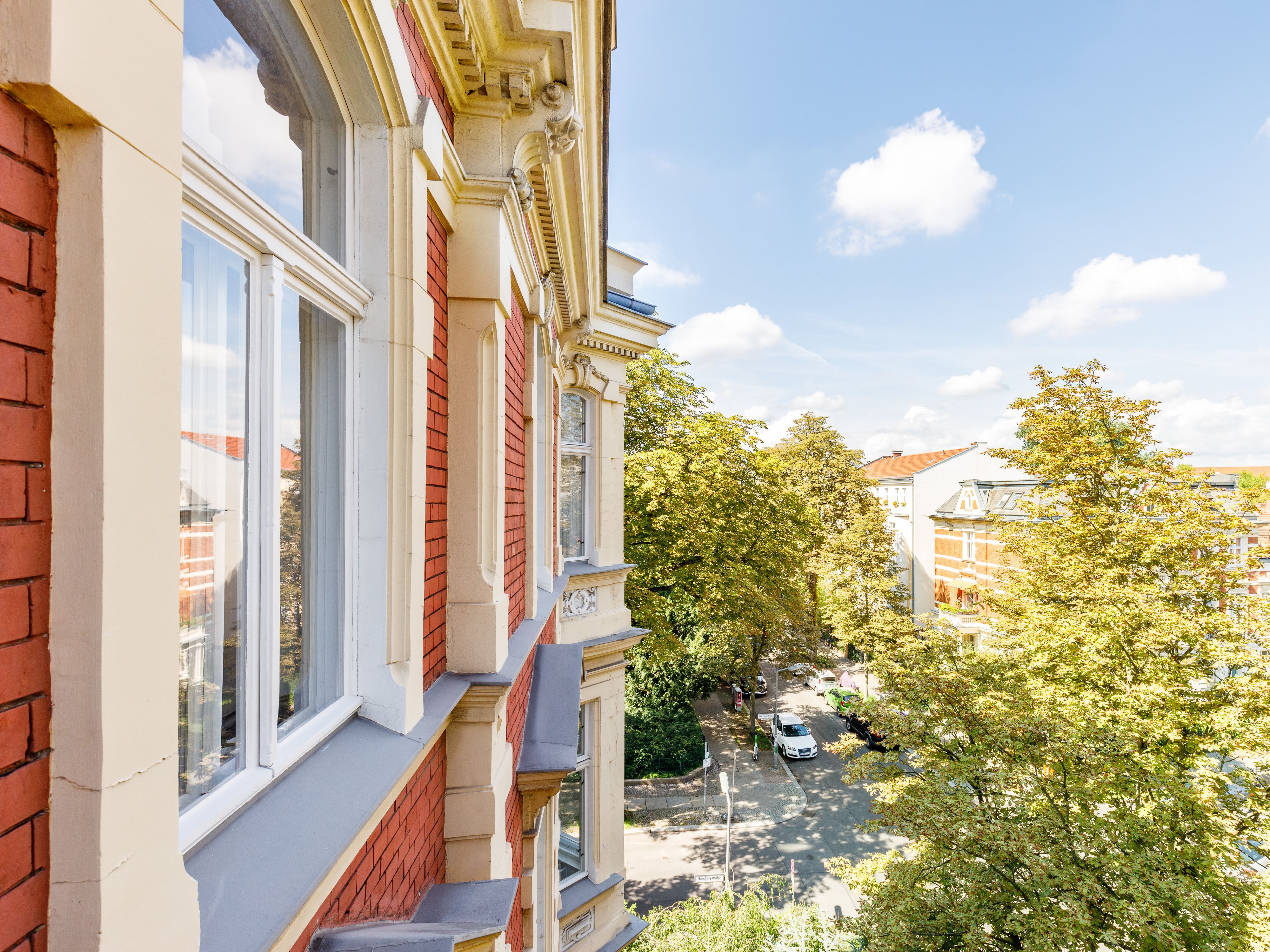 Schöner Ausblick vom Balkon 