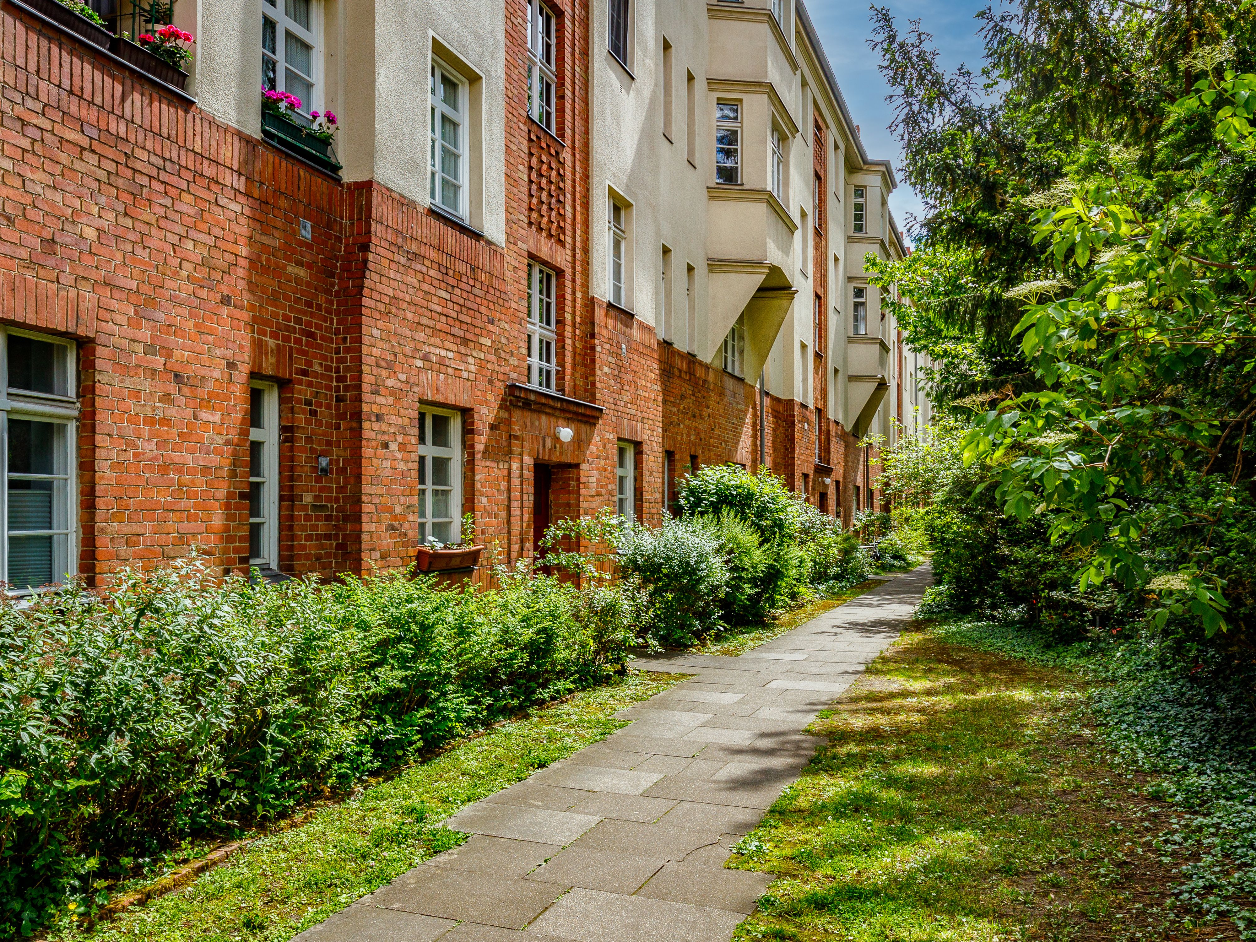 Denkmalgeschützes Ensemble in den Ceciliengärten