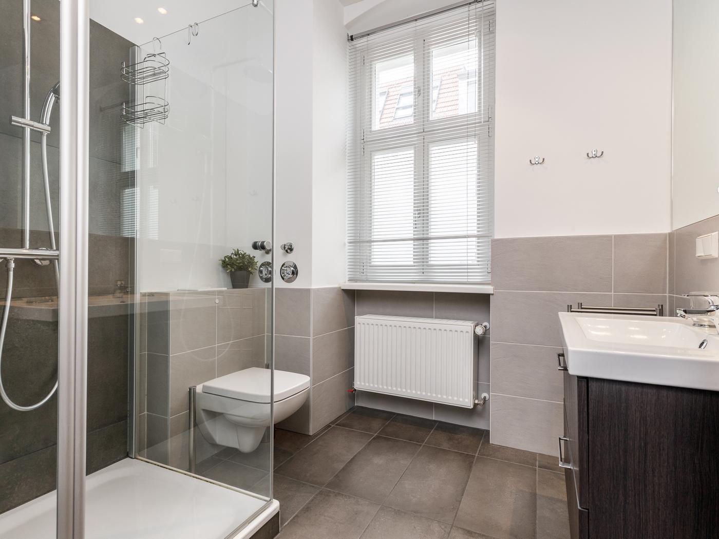 Tagesbelichtetes Bad mit Dusche  Tagesbelichtetes Bad mit Dusche