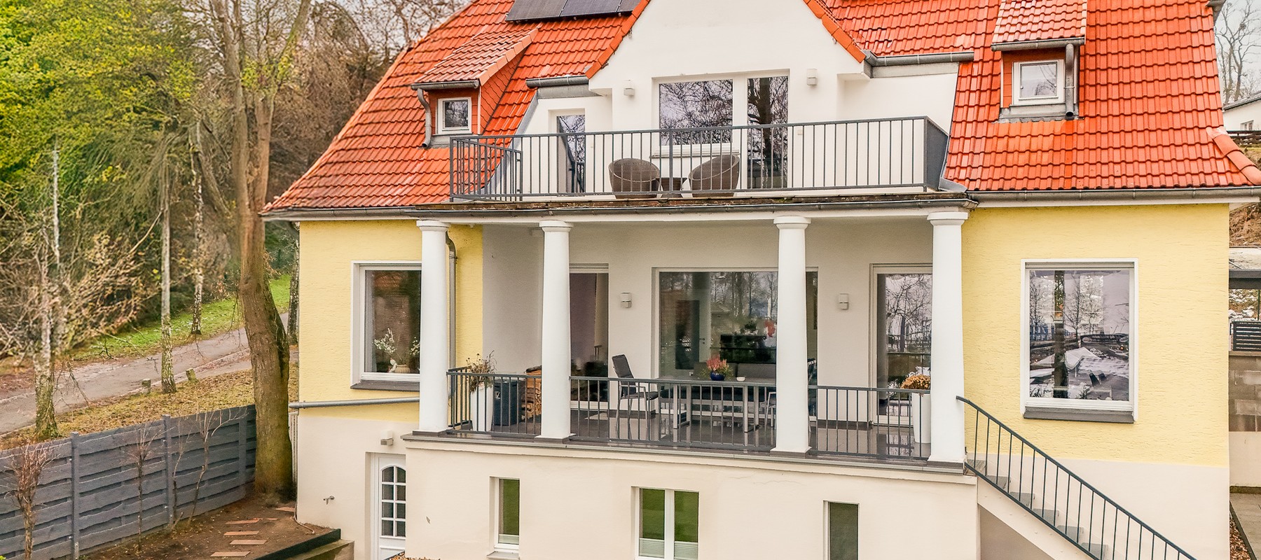 Rückansicht des Hauses Rückansicht des Hauses