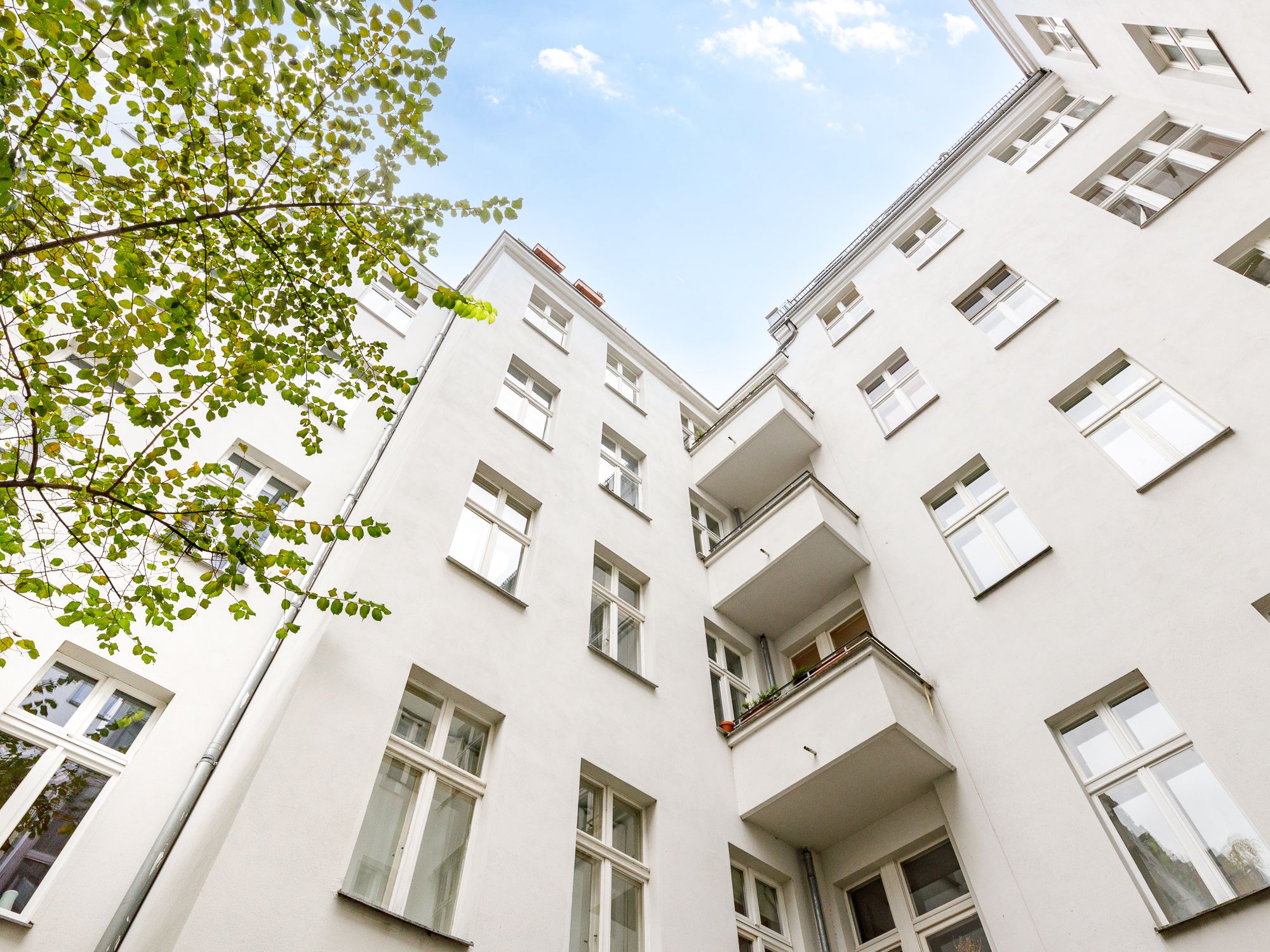 Ansicht des Hinterhauses  