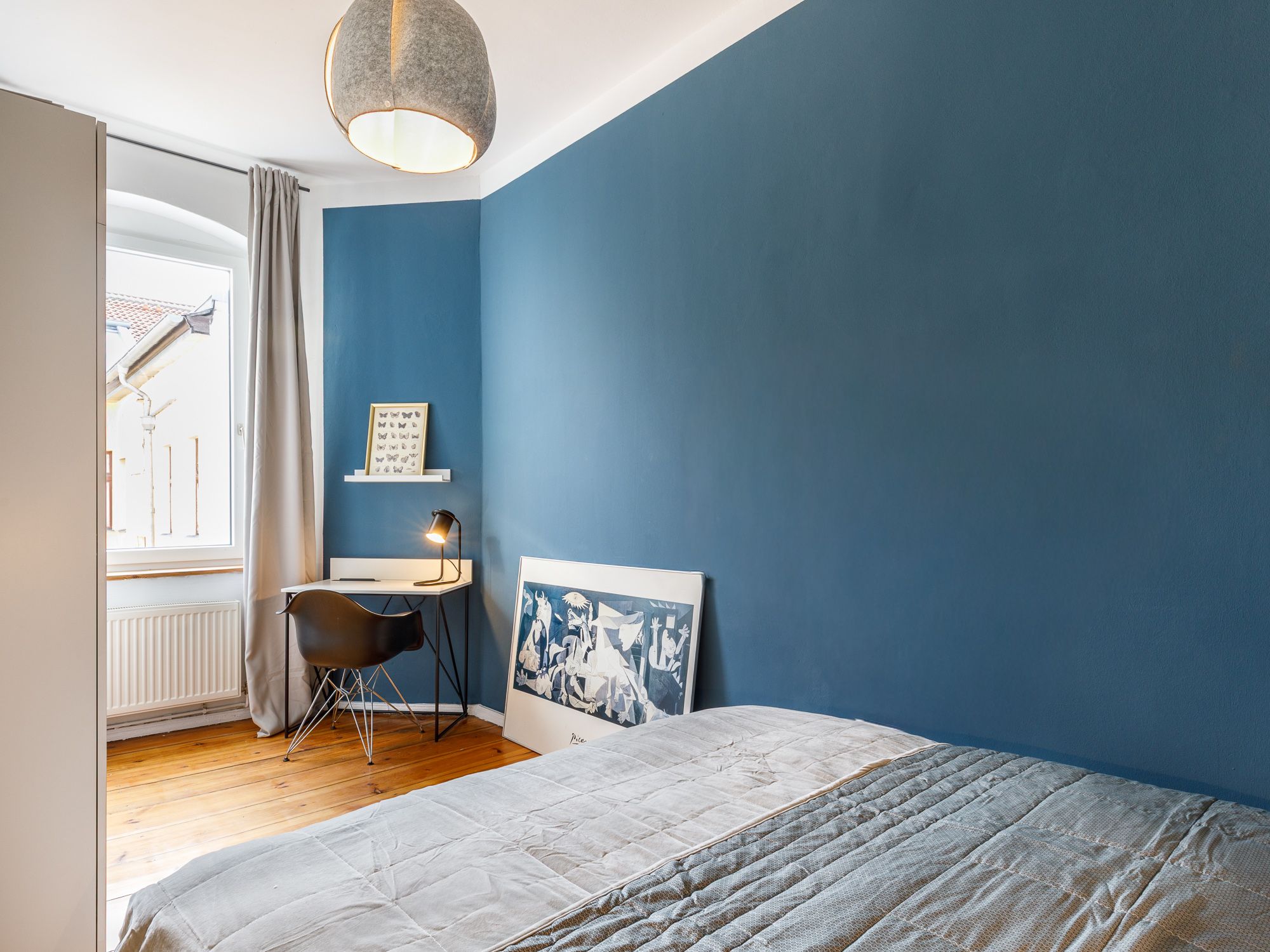 Schlafzimmer zum ruhigen Innenhof 