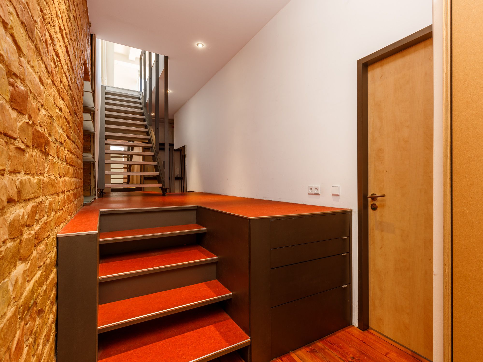 Eingang im 4. Obergeschoss 