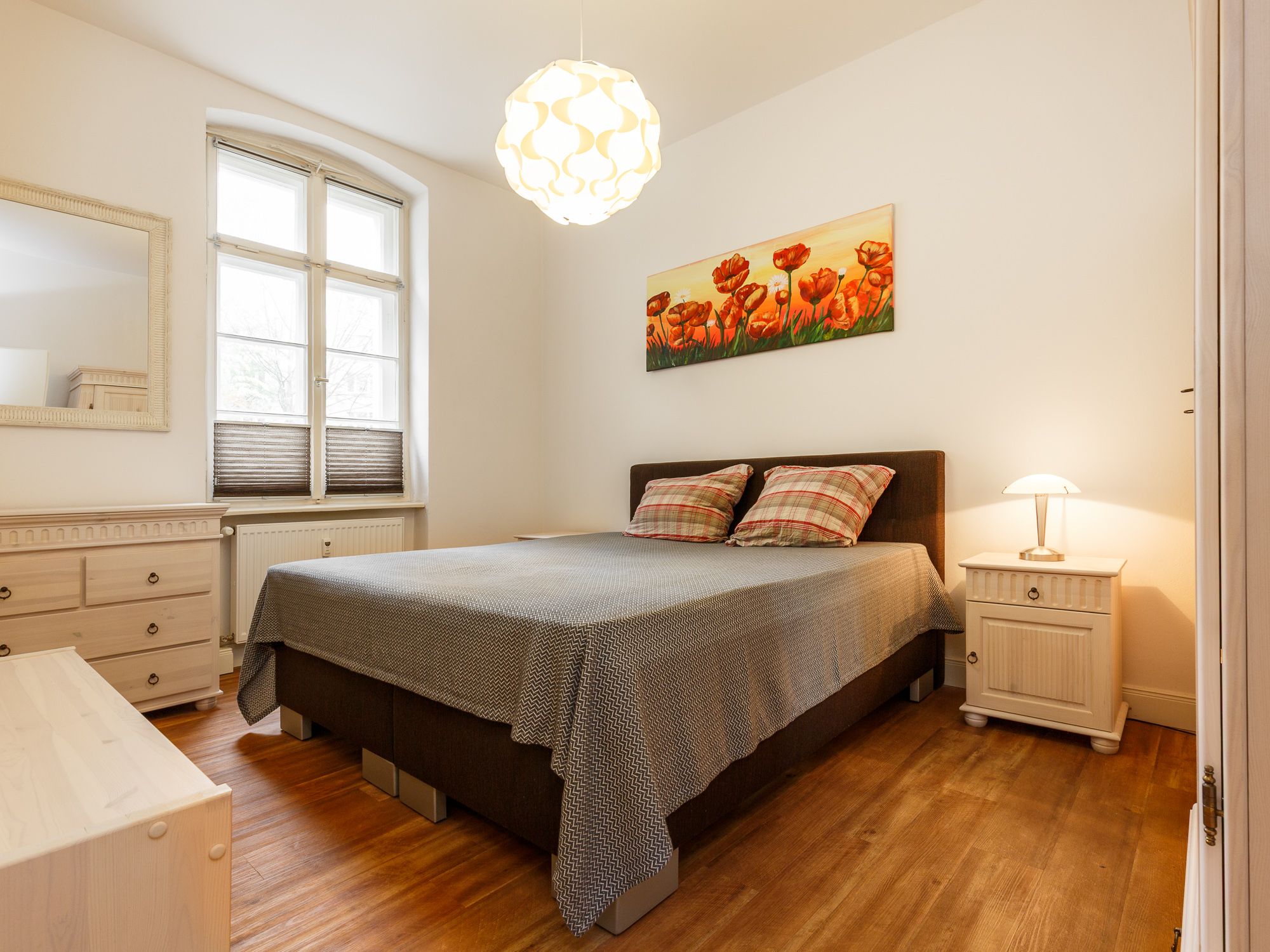 Schlafzimmer mit Klimaanlage 