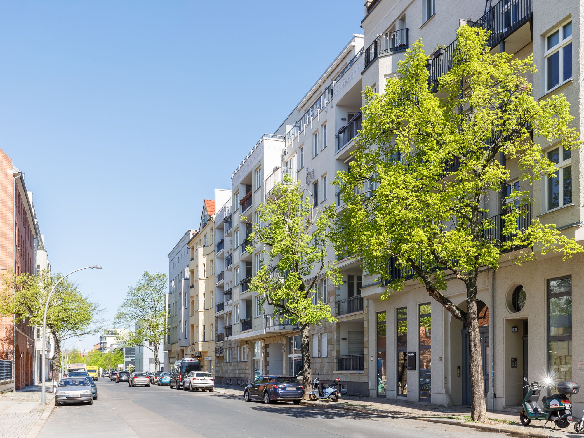 Ruhige Anliegerstraße nahe der Charité
