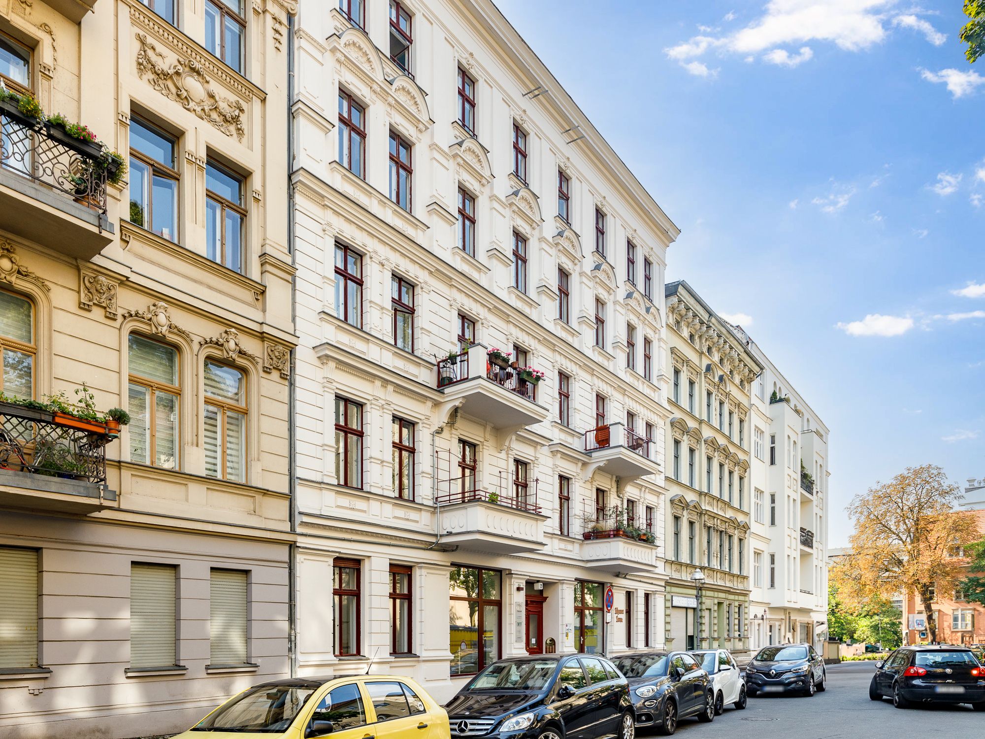 Ansicht der Stuck-Fassade