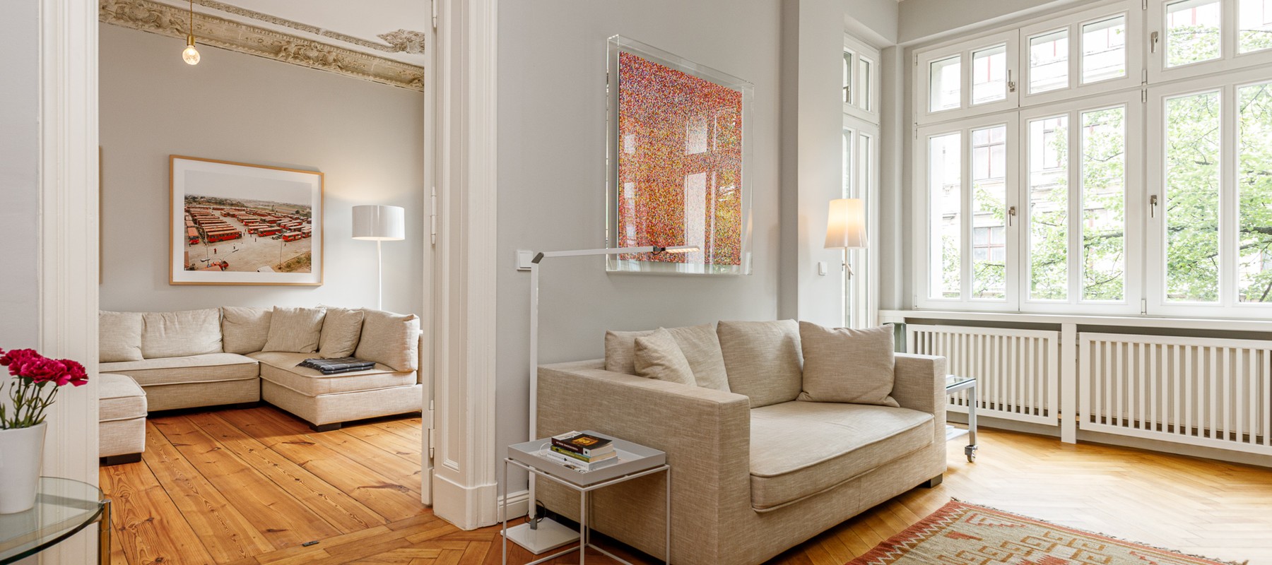 Herrschaftliches Bibliothekszimmer mit Erker Herrschaftliches Bibliothekszimmer mit Erker