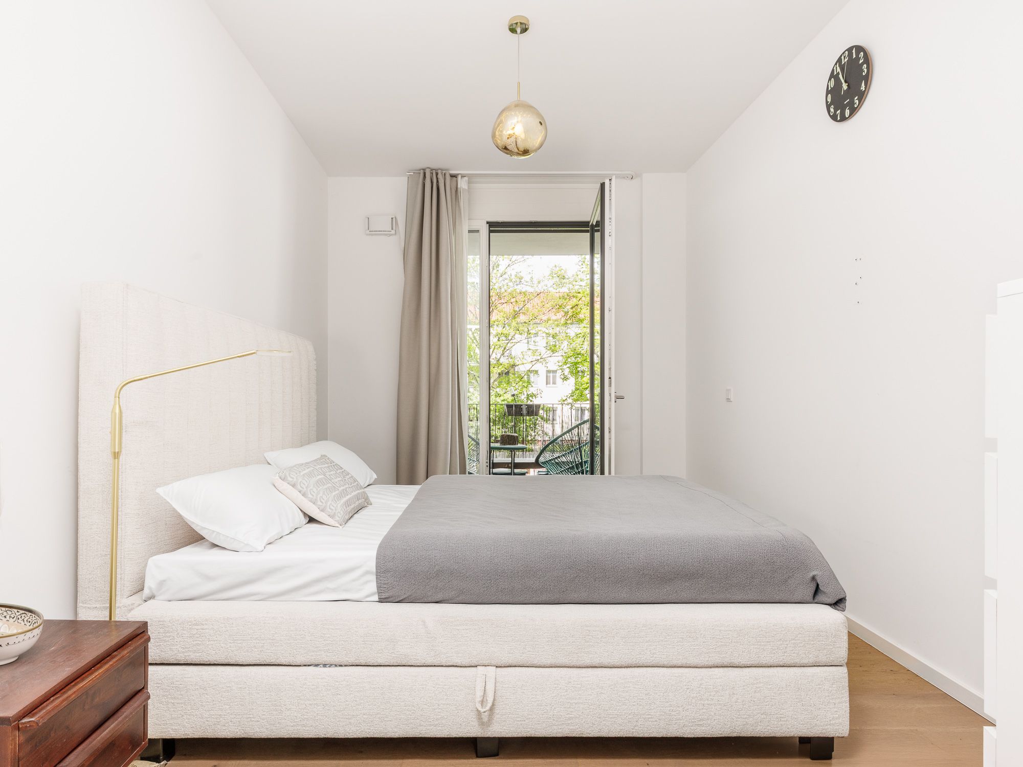 Schlafzimmer mit Balkon 