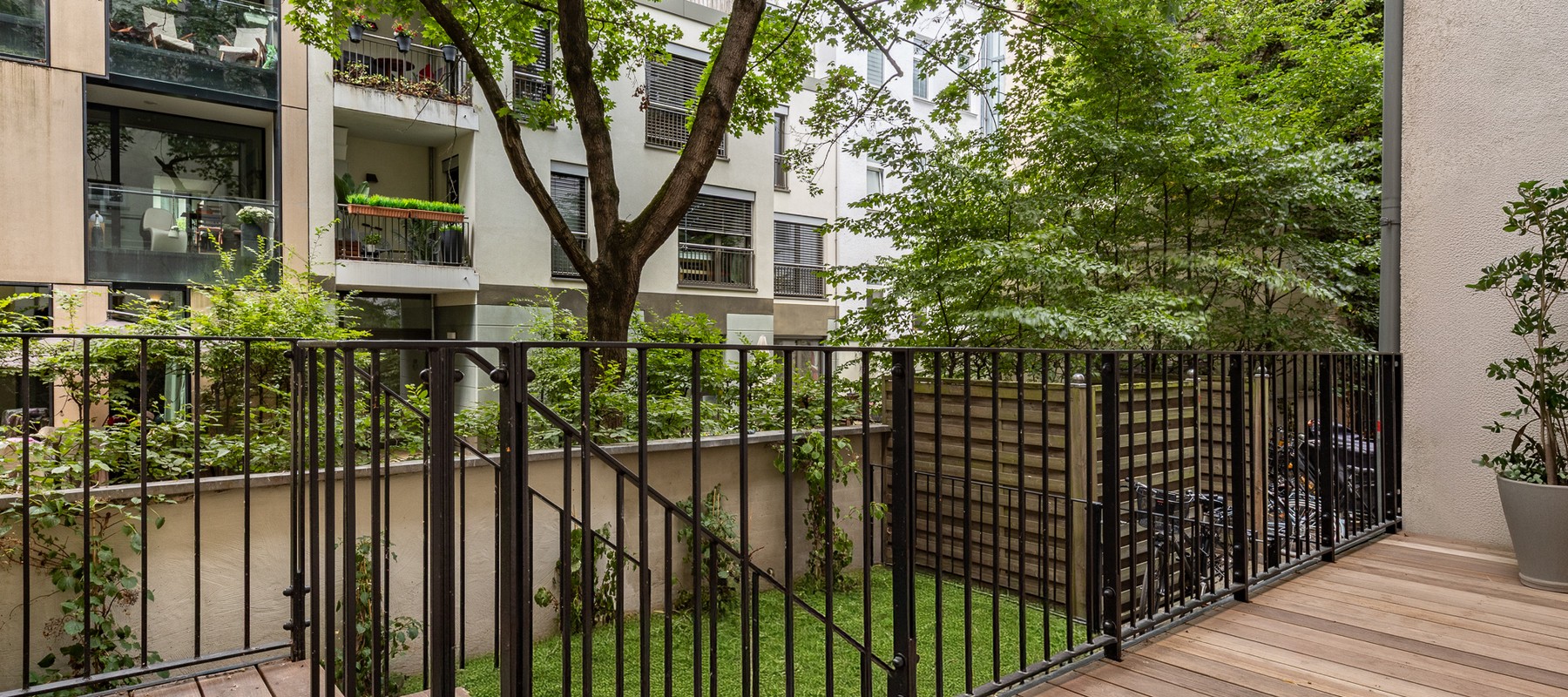 Charming and quite garden terrace Charming and quite garden terrace