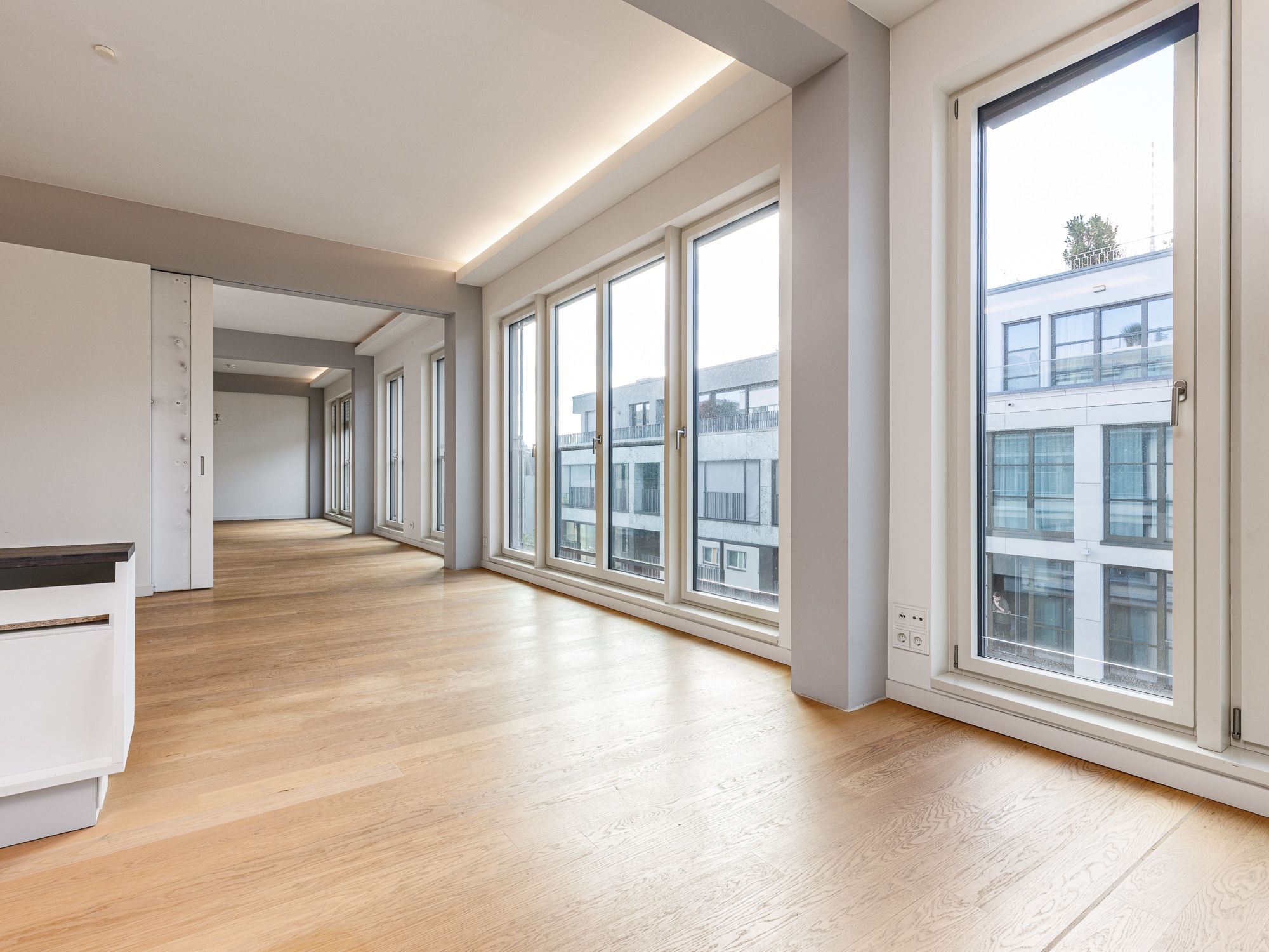 Bodentiefe Panoramafenster 