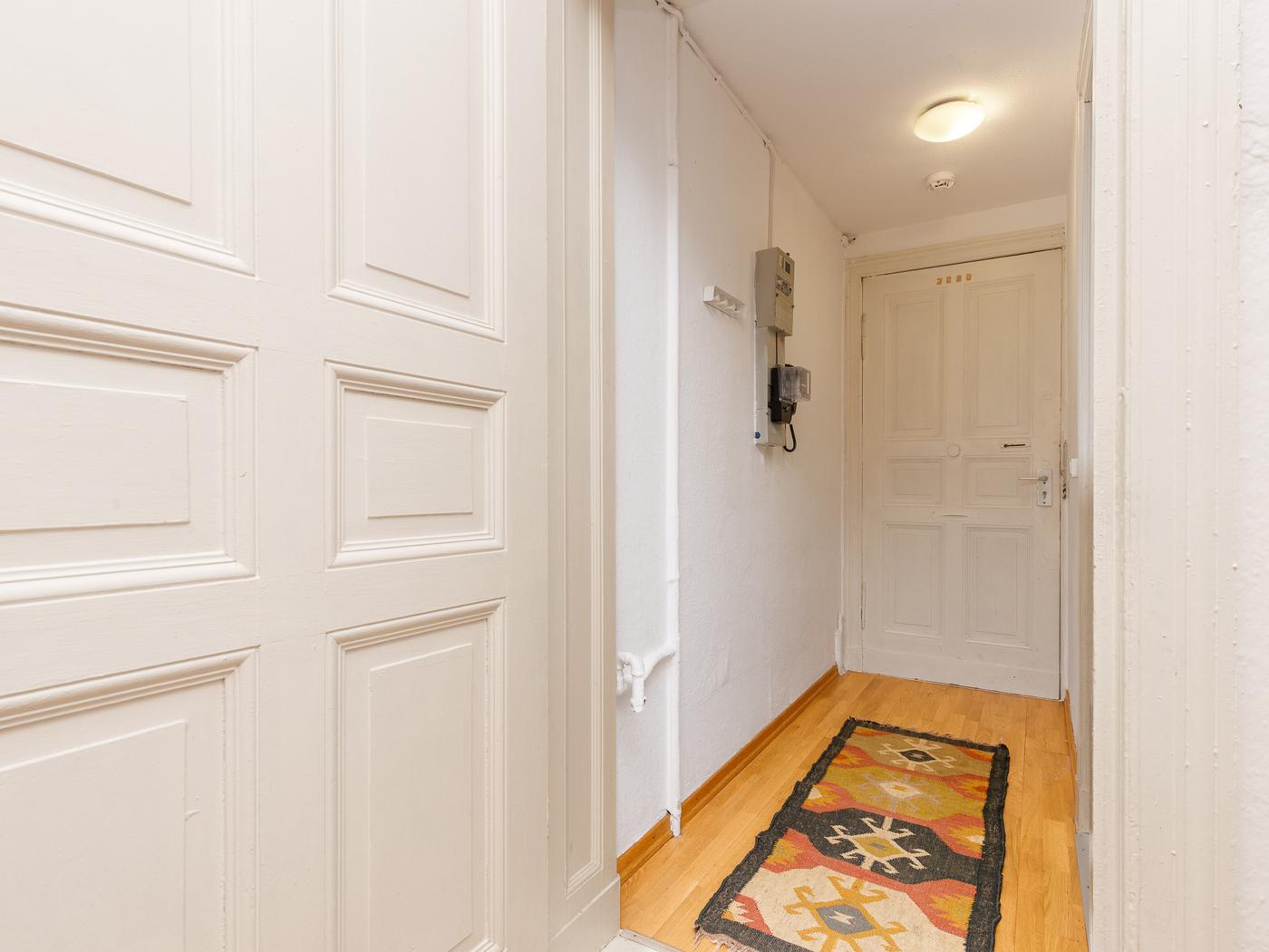 Eingangsbereich mit historischer Eingangstür Eingangsbereich mit historischer Eingangstür