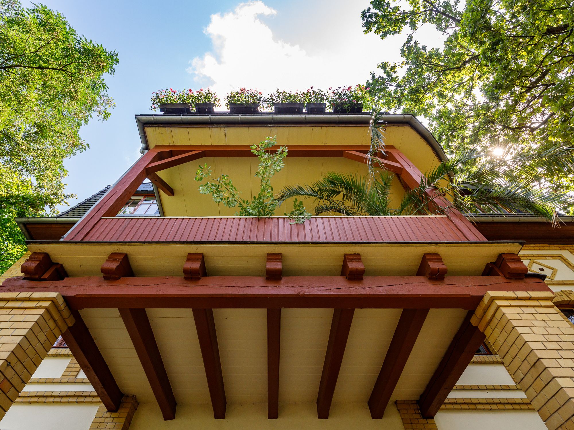 Ansicht des Vorderhauses 