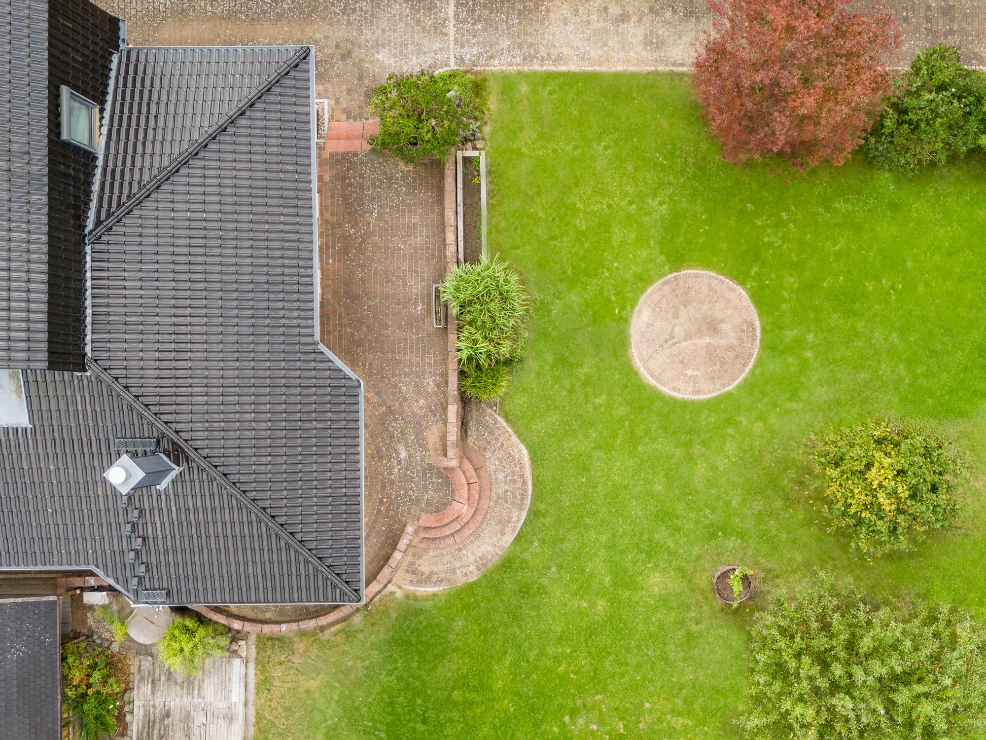 Ansicht des Grundstücks aus der Vogelperspektive 