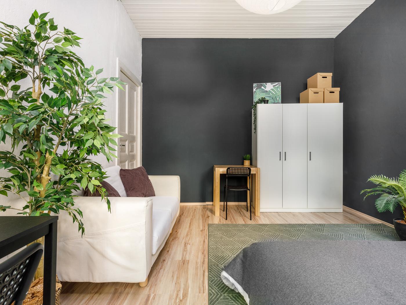 Schickes Wohnzimmer mit Möblierung Schickes Wohnzimmer mit Möblierung