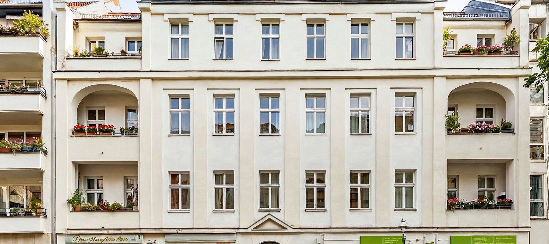 Ansicht auf die Frontfassade Ansicht auf die Frontfassade
