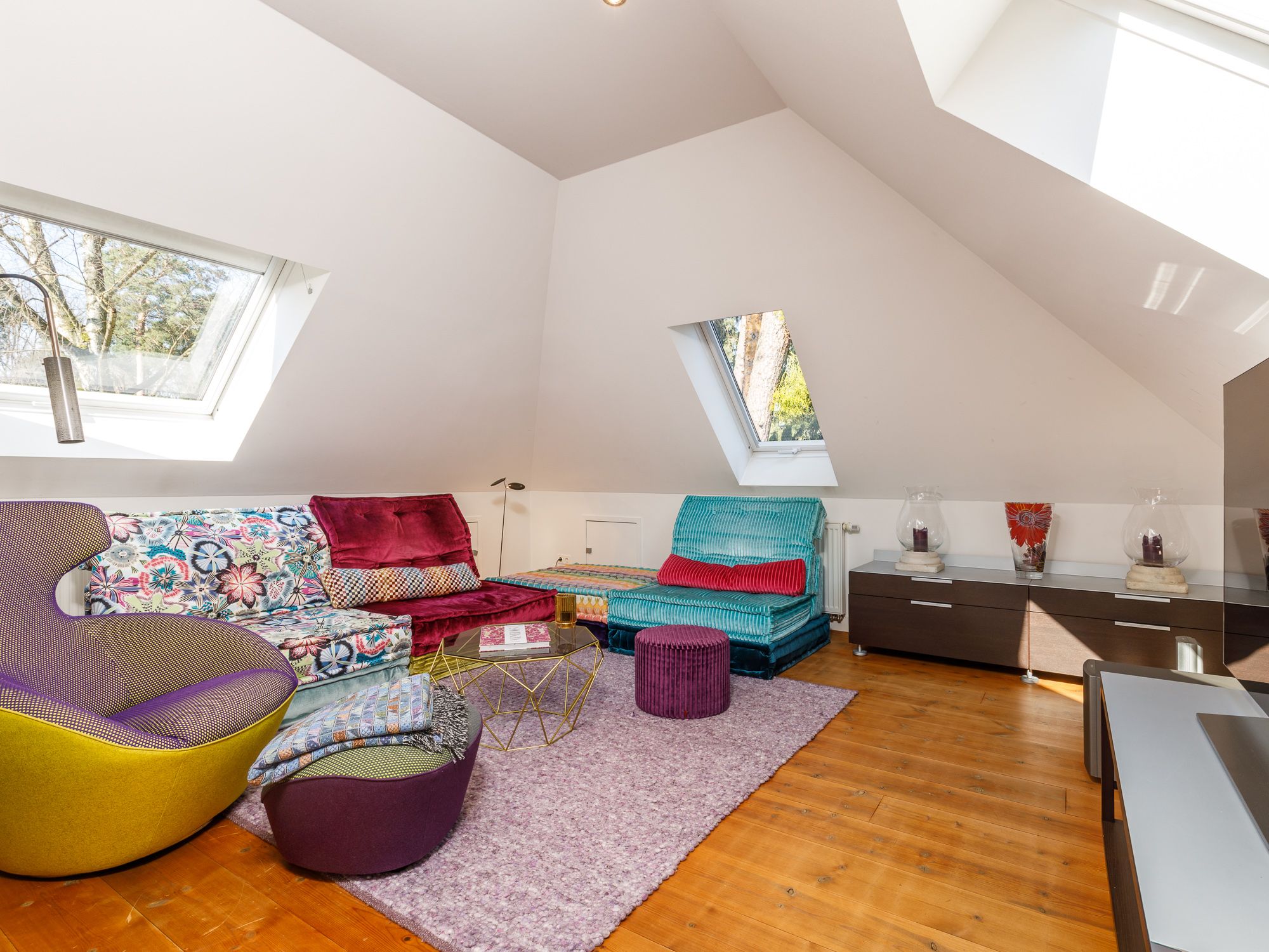 Converted attic with living area