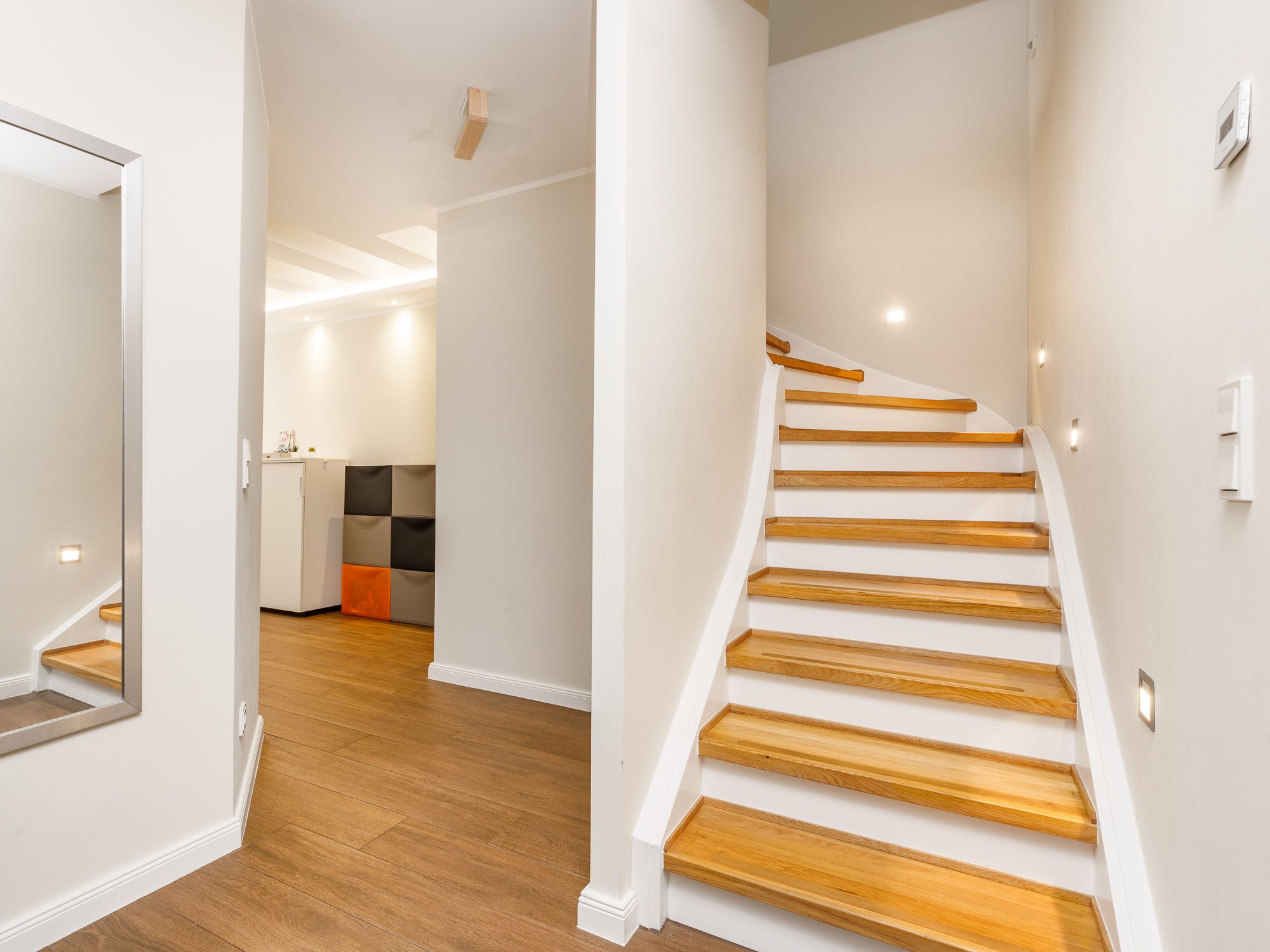 Treppenaufgang zum Obergeschoss