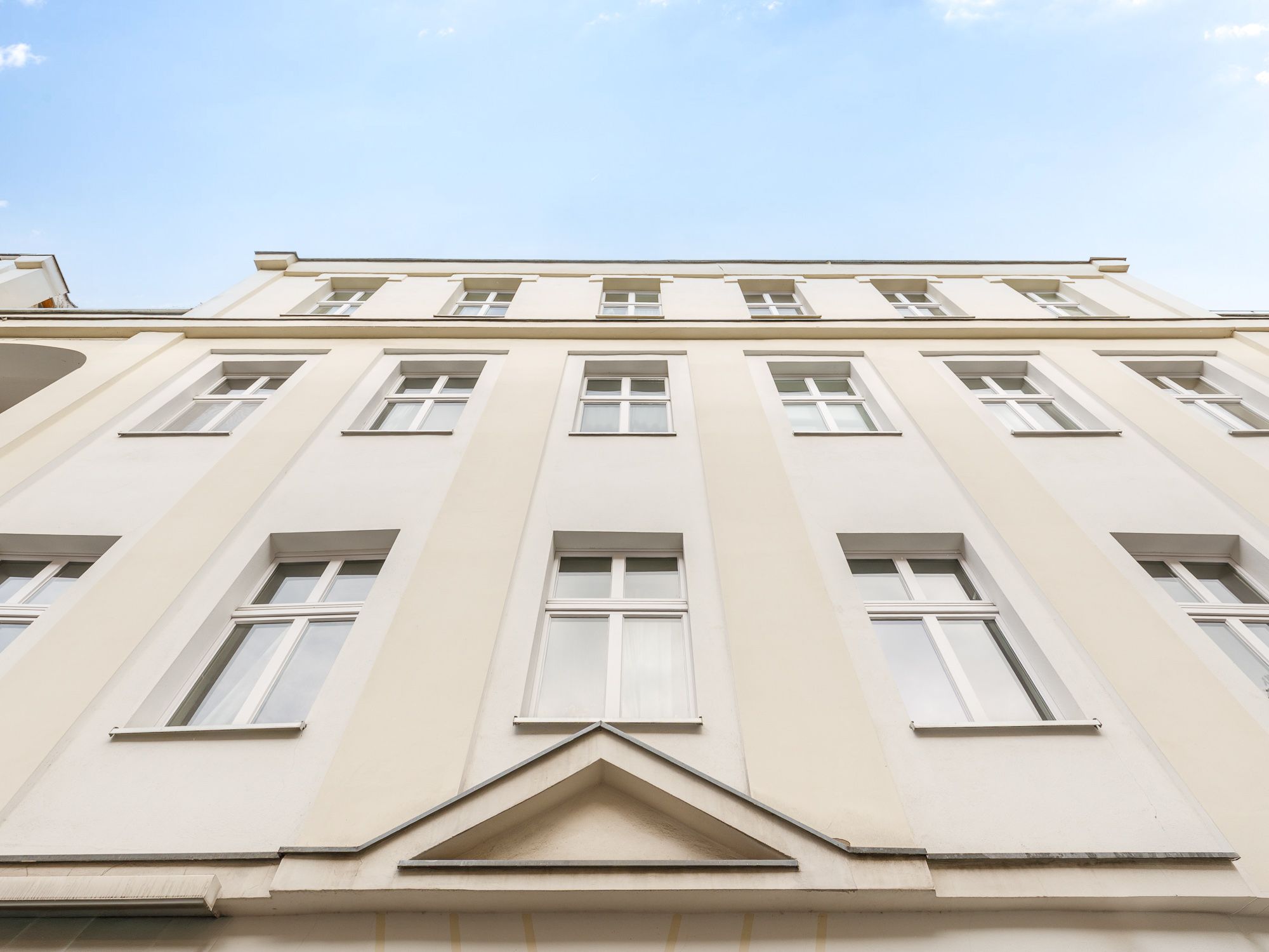 Ansicht des modernisiertes Vorderhauses 