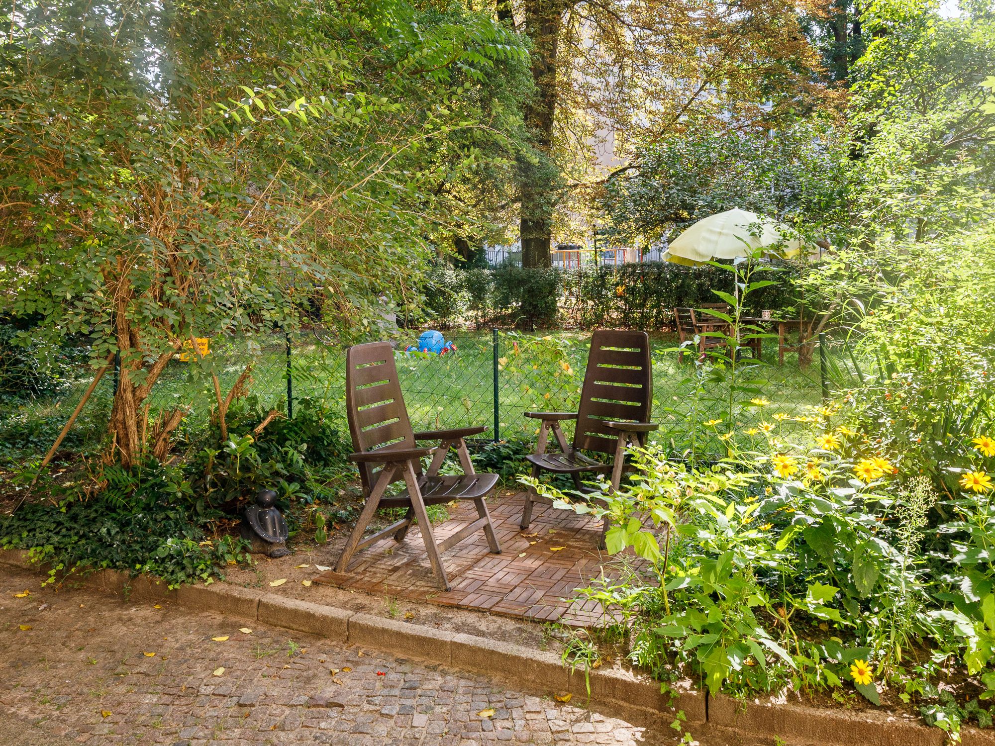 Ansicht des Innenhofs 