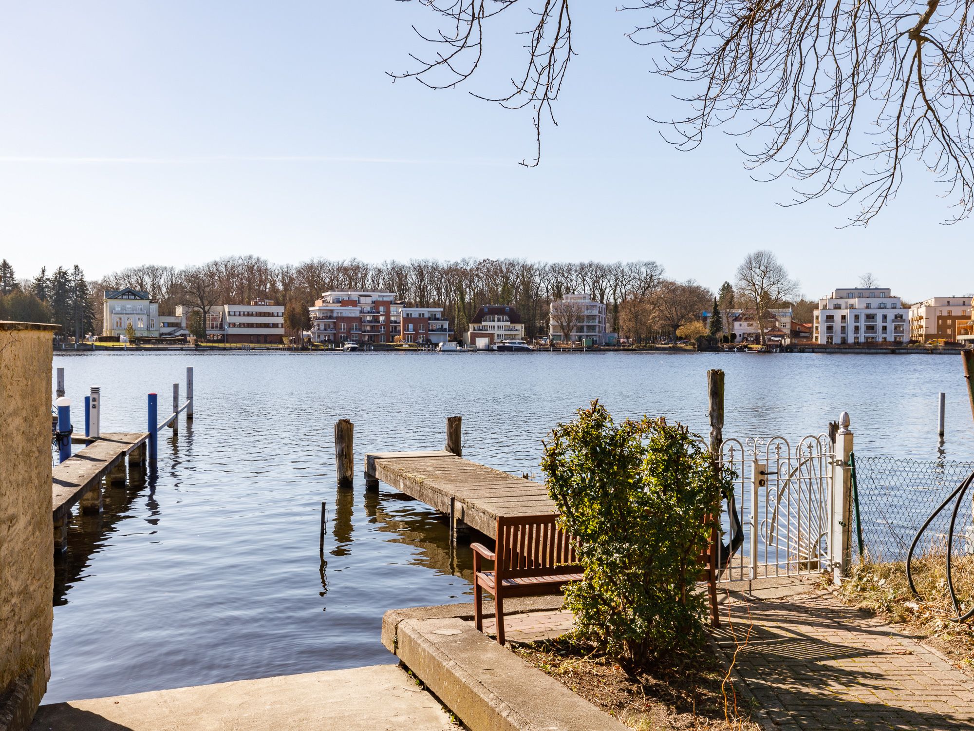 Communal private boat dock