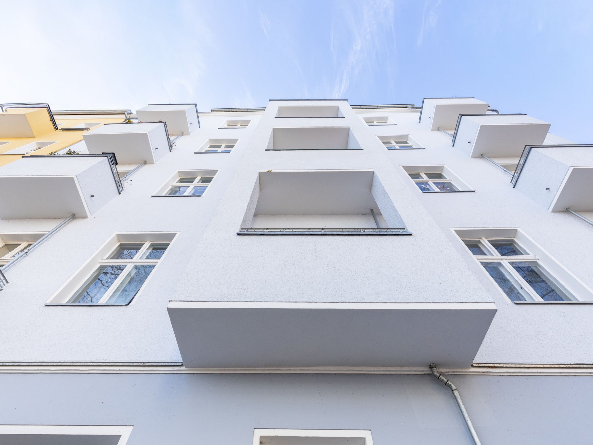 View of the front building