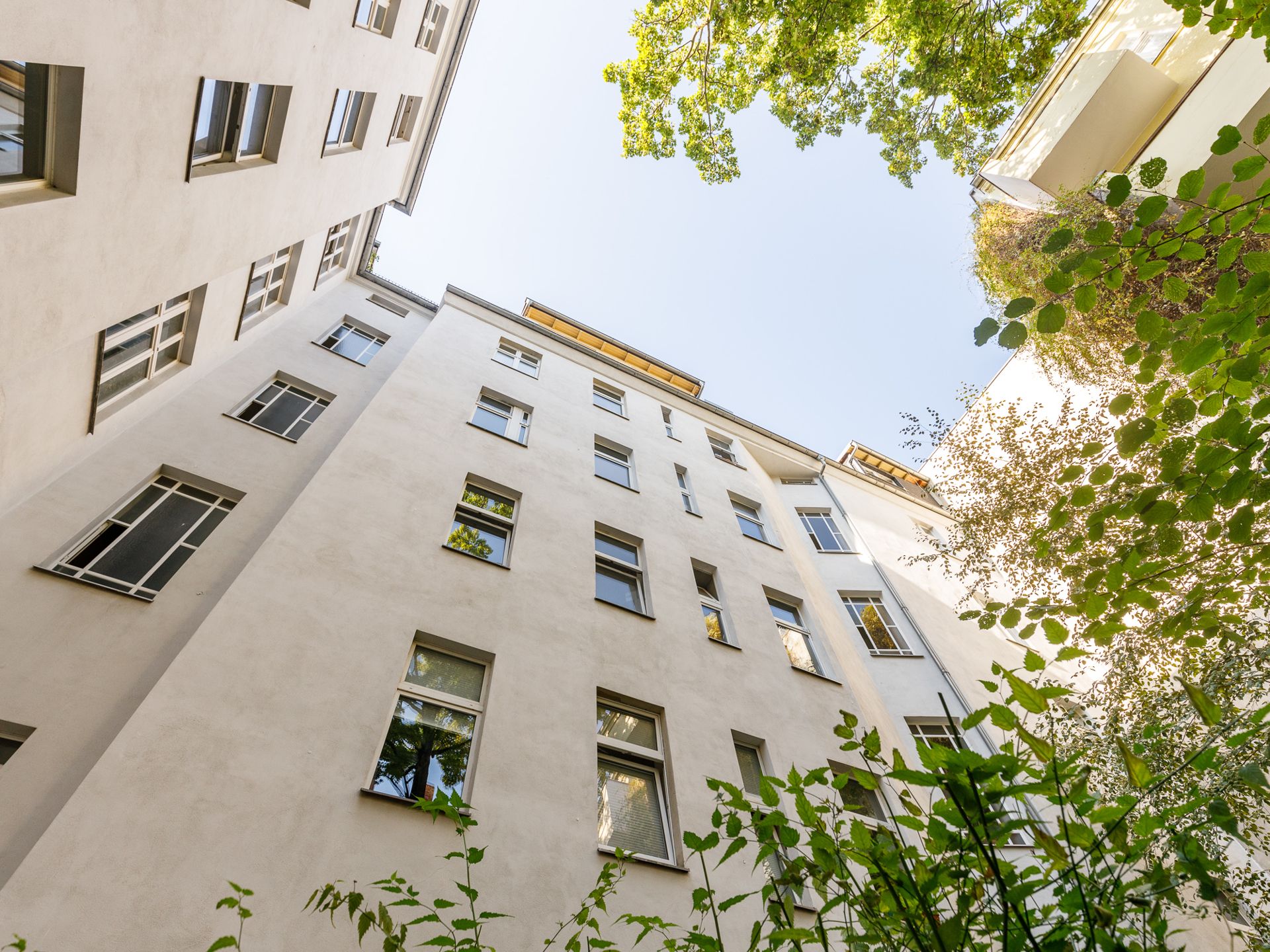 Fassaden-Ansicht der Rückseite 