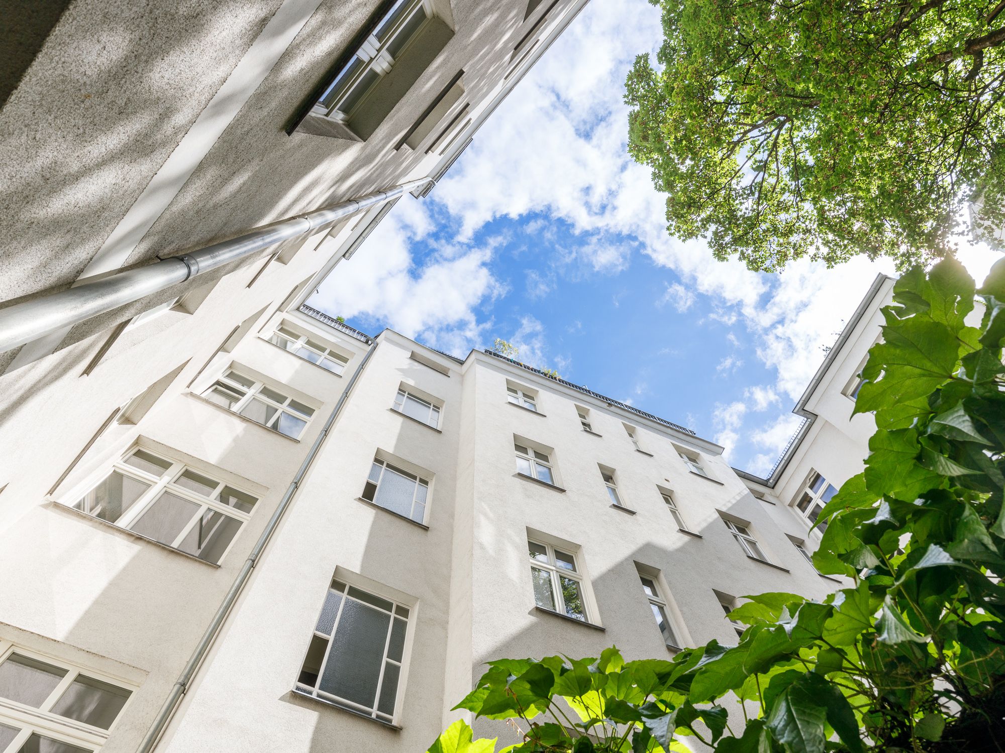 Haus-Ansicht vom Innenhof 