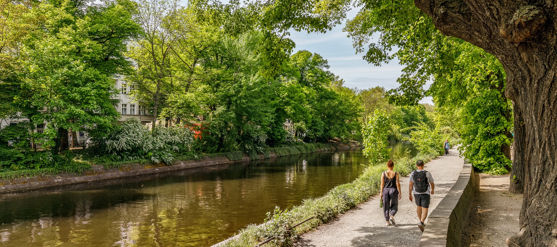 Ausblick entlang des Landwehrkanals Ausblick entlang des Landwehrkanals