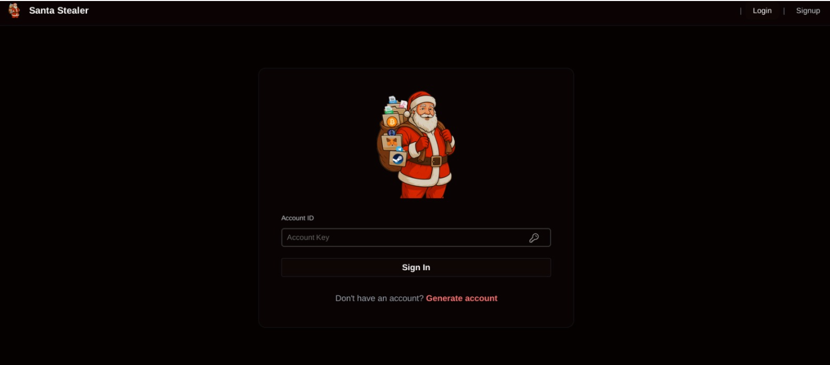 🎅 SantaStealer: Inside a New MaaS Information Stealer Targeting Credentials, Crypto, and Digital Assets