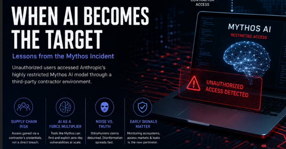When AI Becomes the Target: Lessons from the Mythos Incident