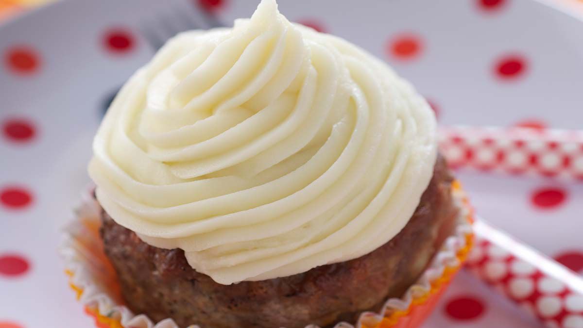Cupcakes de carne y puré