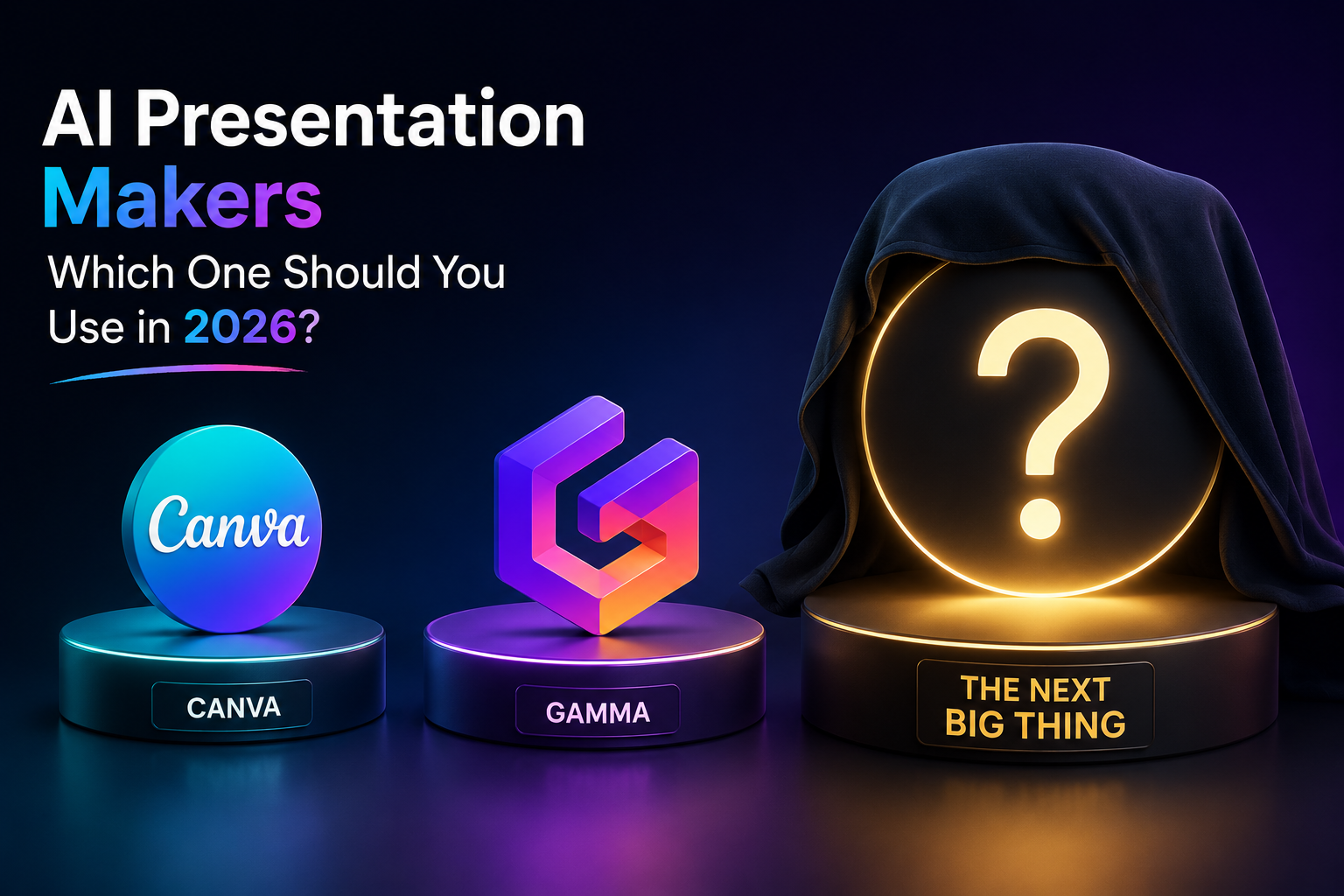AI Presentation Maker vs Canva vs Gamma: Which Should You Use in 2026?