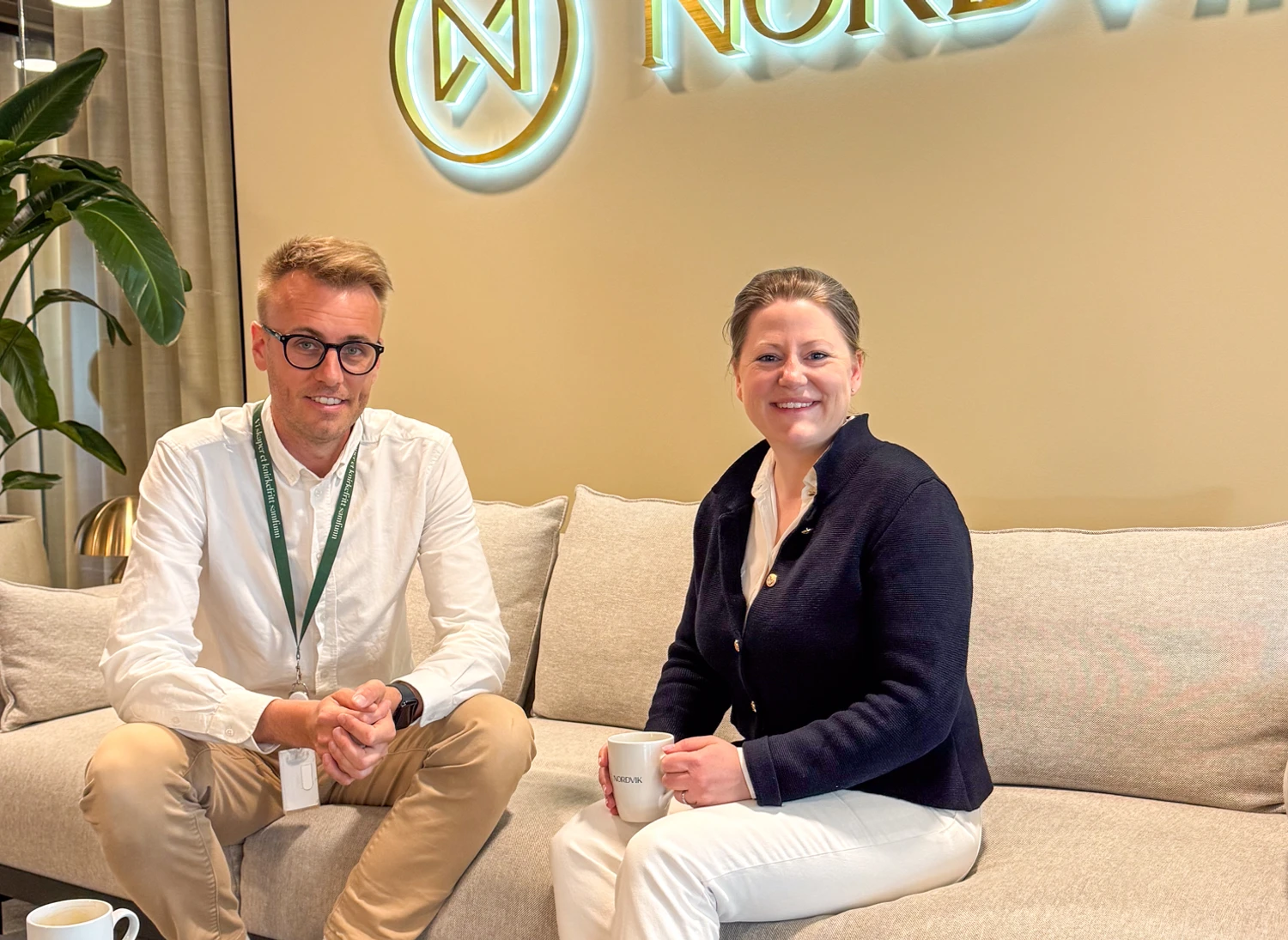 Simen Ingebrethsen i Stø og Katerin Lind-Klev i Nordvik