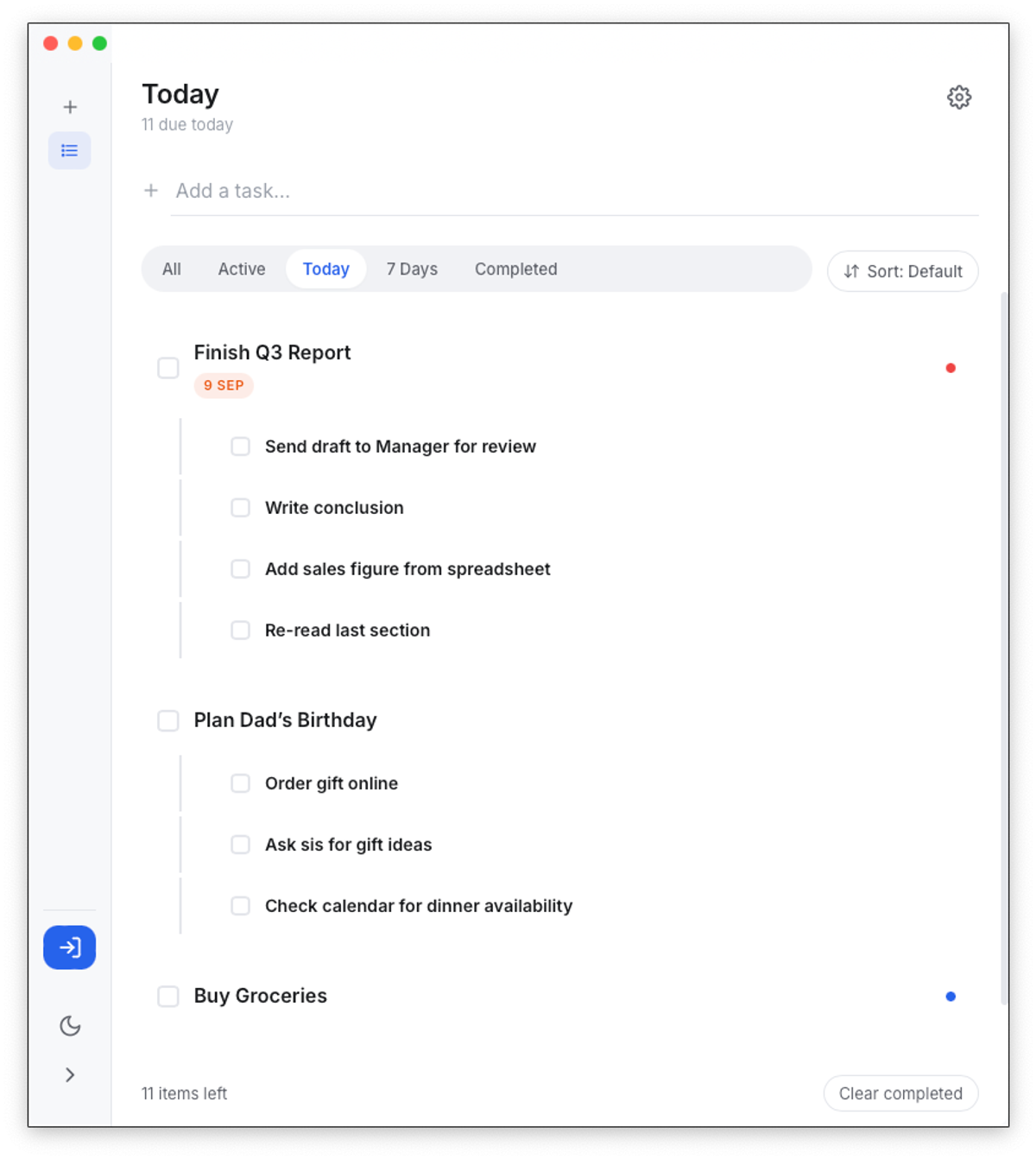 Screenshots of Smaller Steps