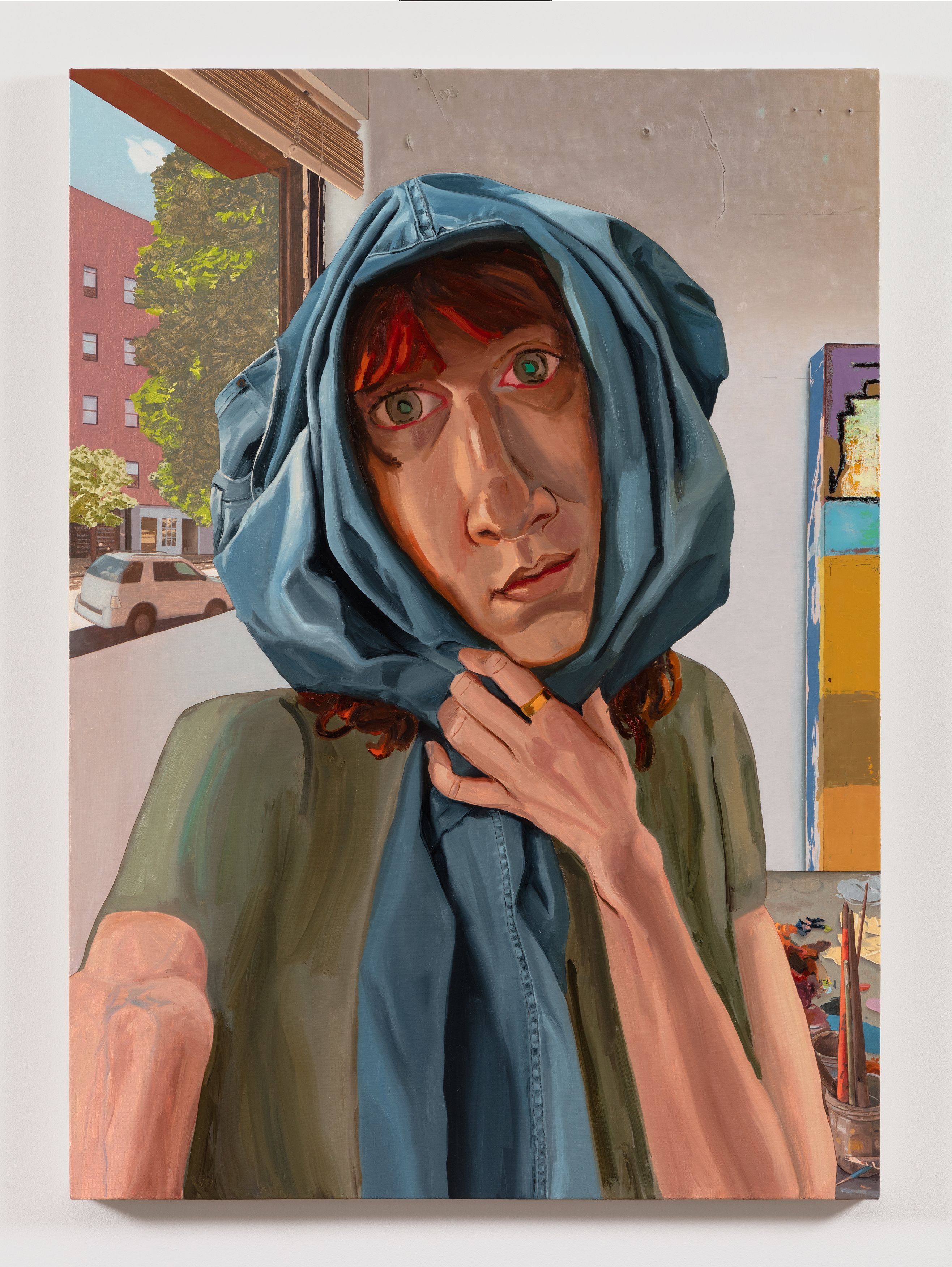 Anna Glantz, Eyesore, 2019, oil on canvas, 53 x 38 in. (134.62 x 96.52 cm)