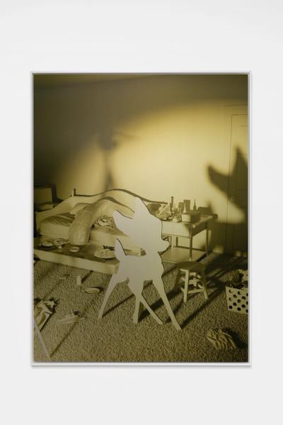 Erin Calla Watson, Goodnight Bambi, 2022, dye sublimation print on aluminum mounted on Dibond, framed, 57 1/2 x 43 in. (146.05 x 109.22 cm), 59 x 45 1/2 x 2 in. (149.86 x 115.57 x 5.08 cm) (framed dims), ECW_FP4813