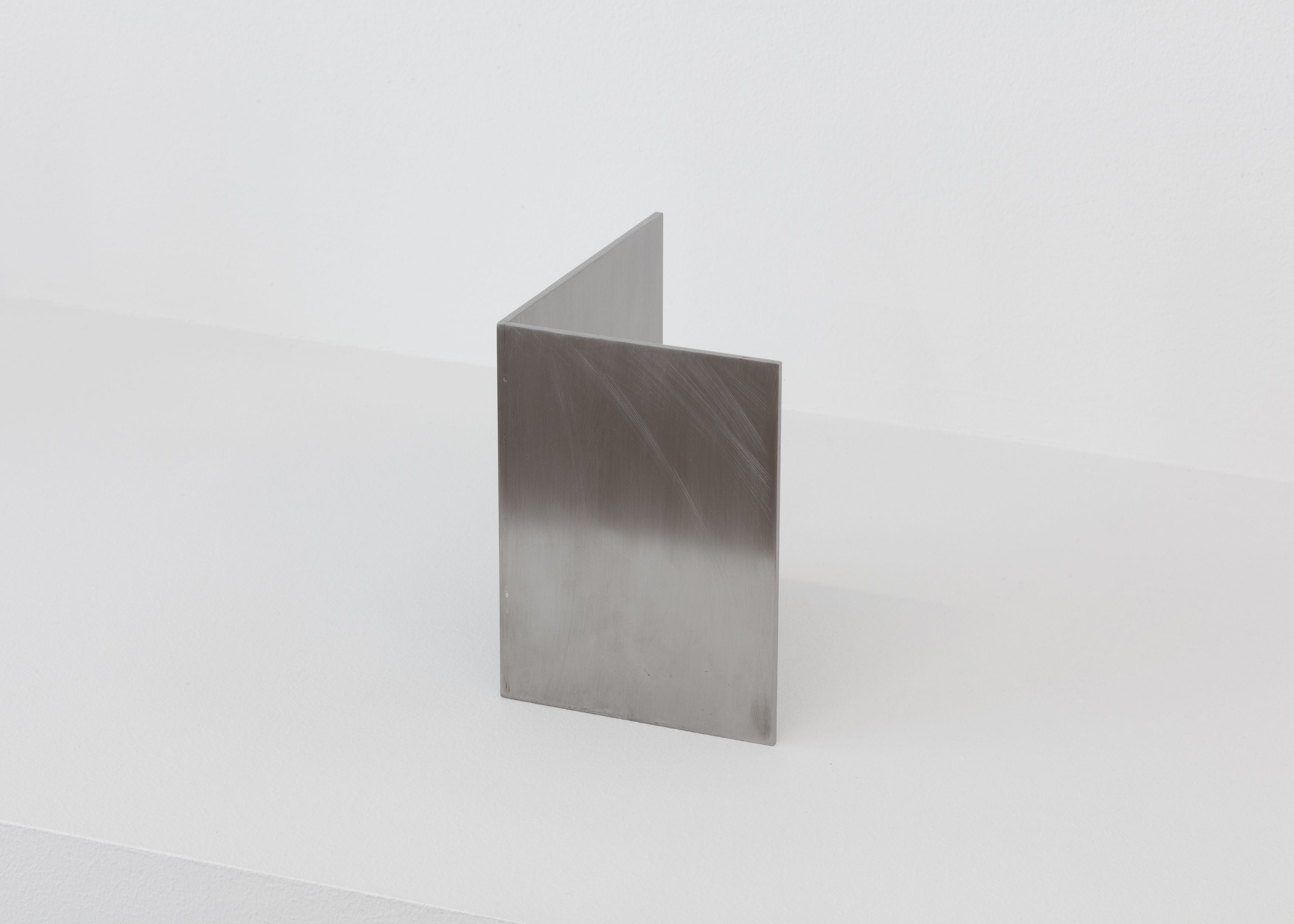 Stephen Lichty, Form 6, 2021, stainless steel, 4 x 4 x 3 in. (10.16 x 10.16 x 7.62 cm)